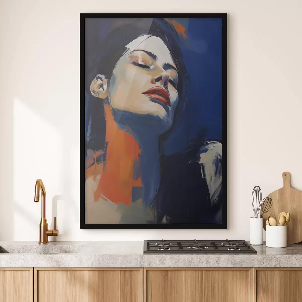 Poster Niña durmiendo, imitación de un cuadro f51140