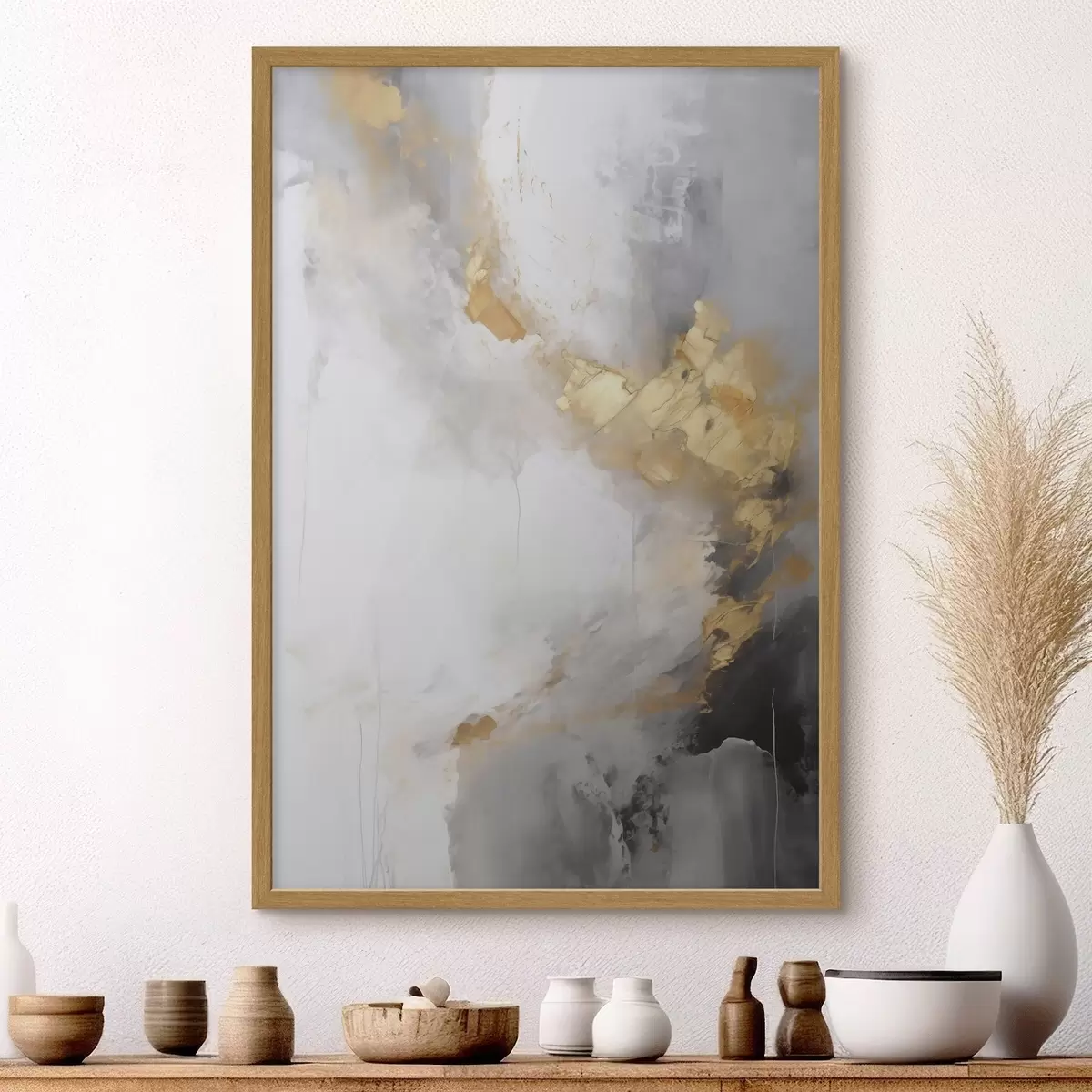 Poster Abstracción moderna, imitación de la pintura f51142