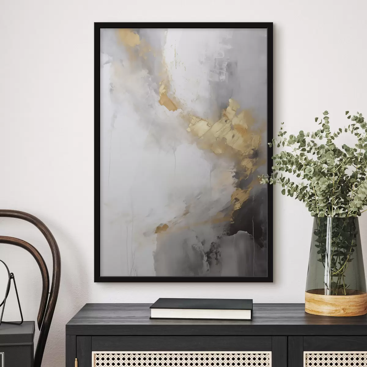 Poster Abstracción moderna, imitación de la pintura f51142