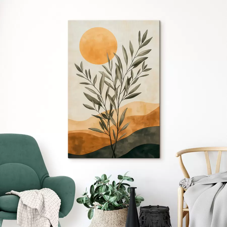 murales de pared Una rama de olivo s51055