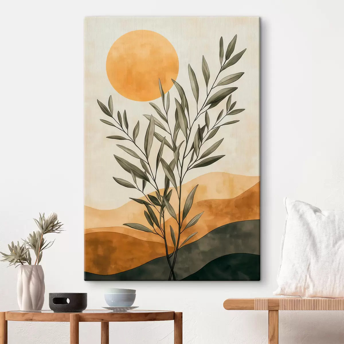 murales de pared Una rama de olivo s51055