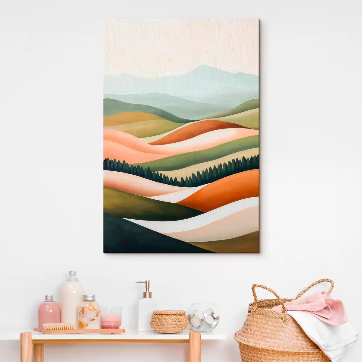 murales de pared Colinas llenas de color s51056