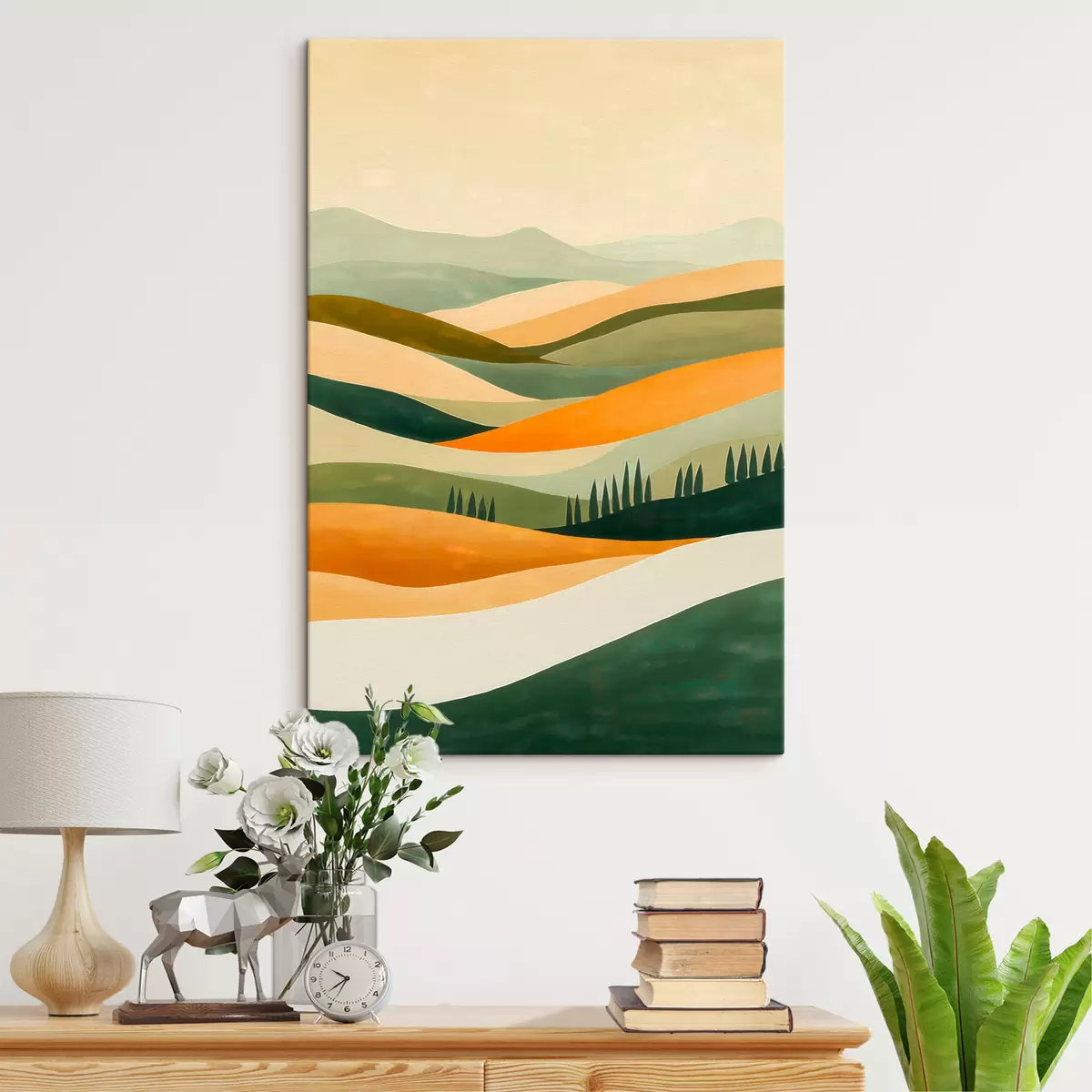murales de pared Colinas llenas de color s51057