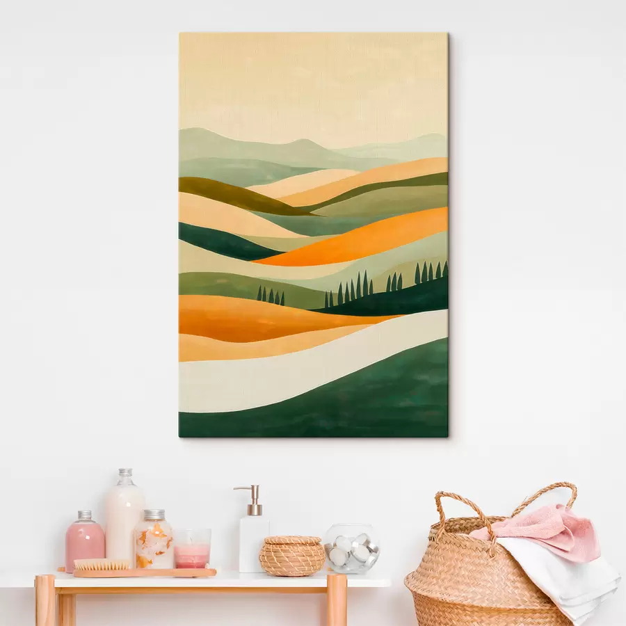 murales de pared Colinas llenas de color s51057