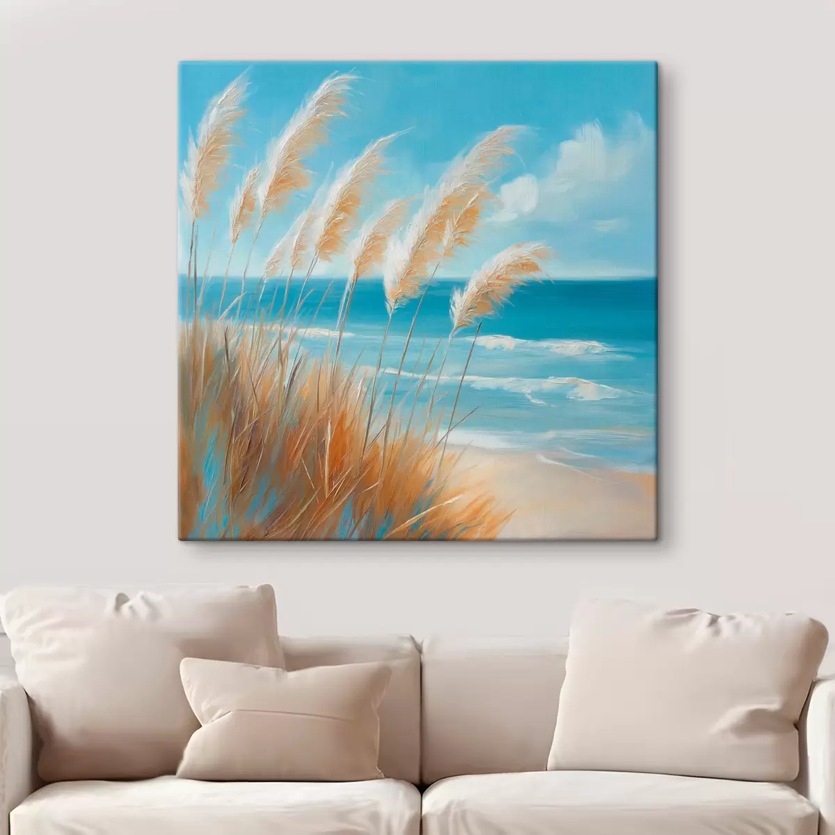 murales de pared Espigas junto al mar s51061