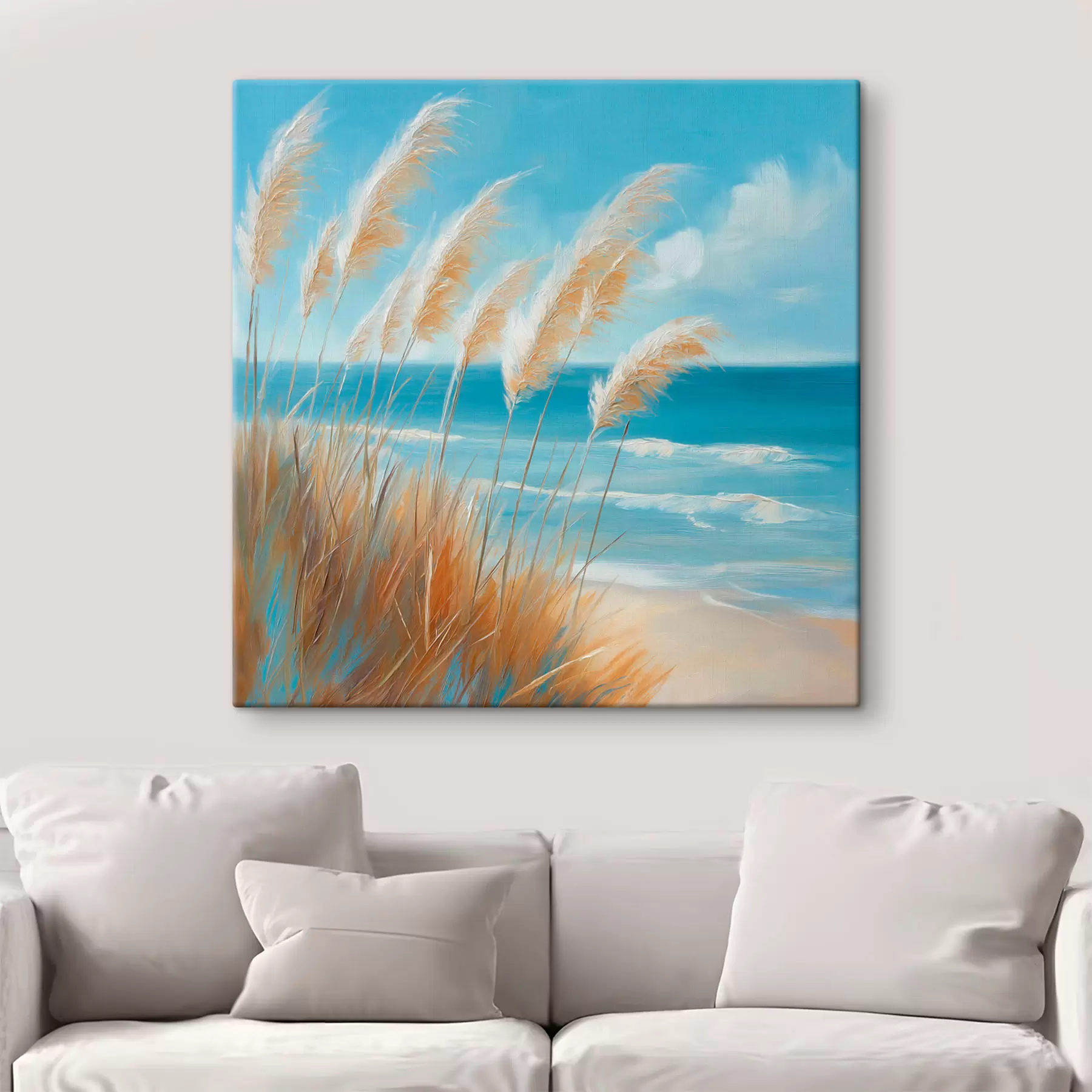 murales de pared Espigas junto al mar s51061