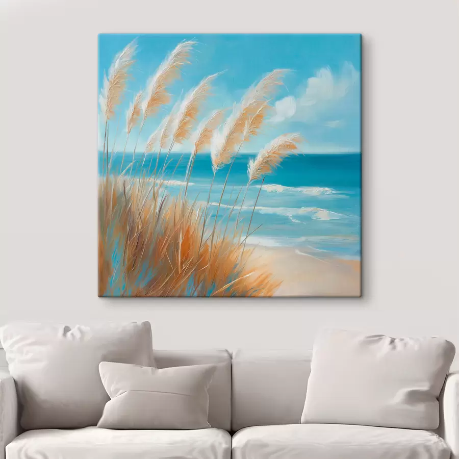 murales de pared Espigas junto al mar s51061