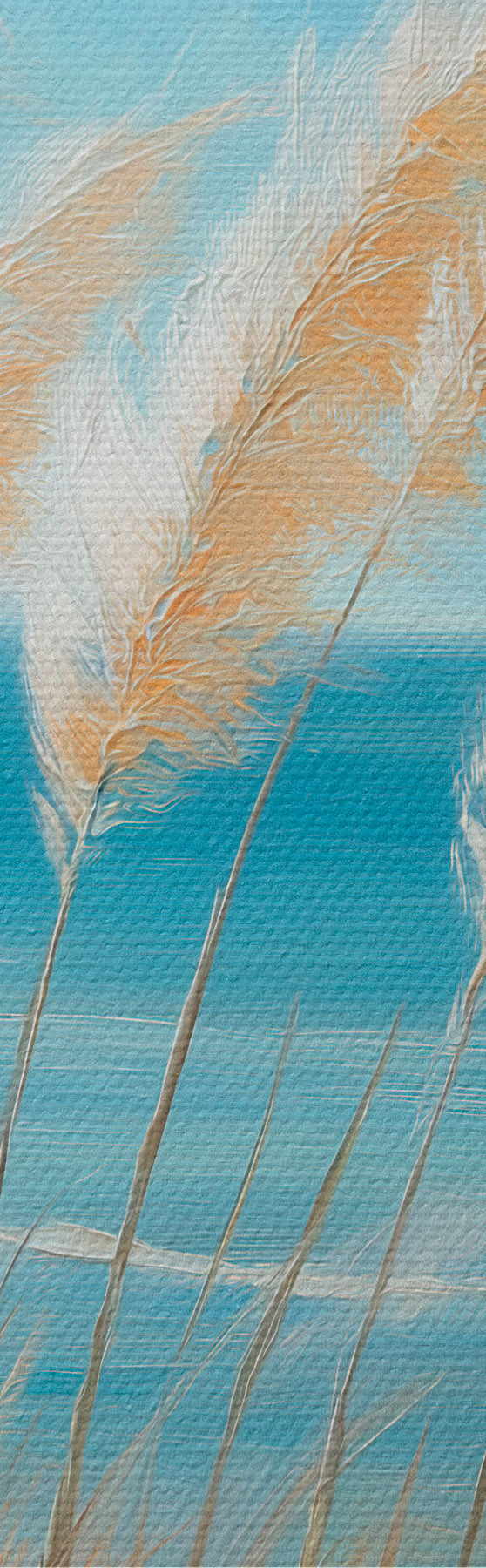 murales de pared Espigas junto al mar s51061