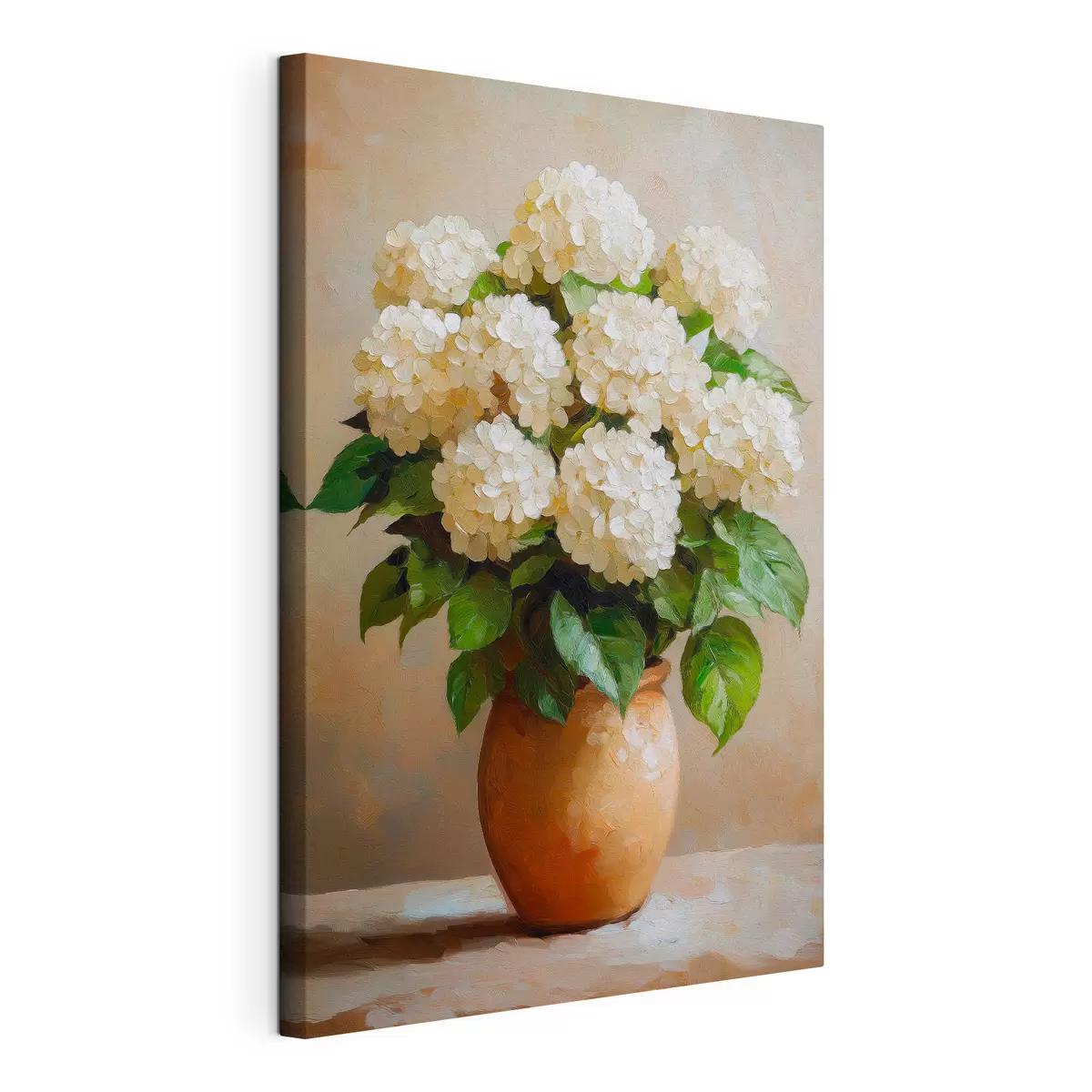 murales de pared hortensias blancas s51062