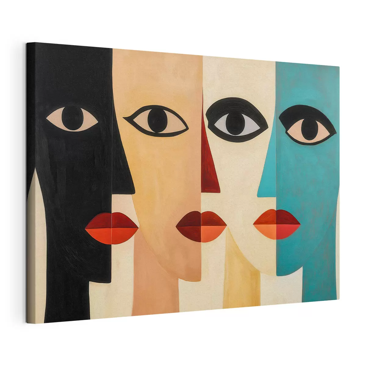 murales de pared Caras abstractas s51063
