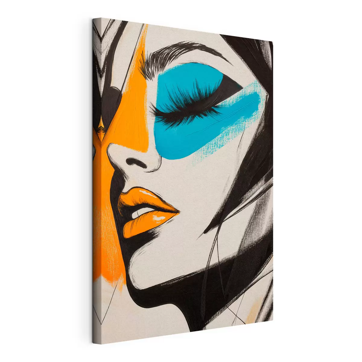 murales de pared Rostros pintados s51065