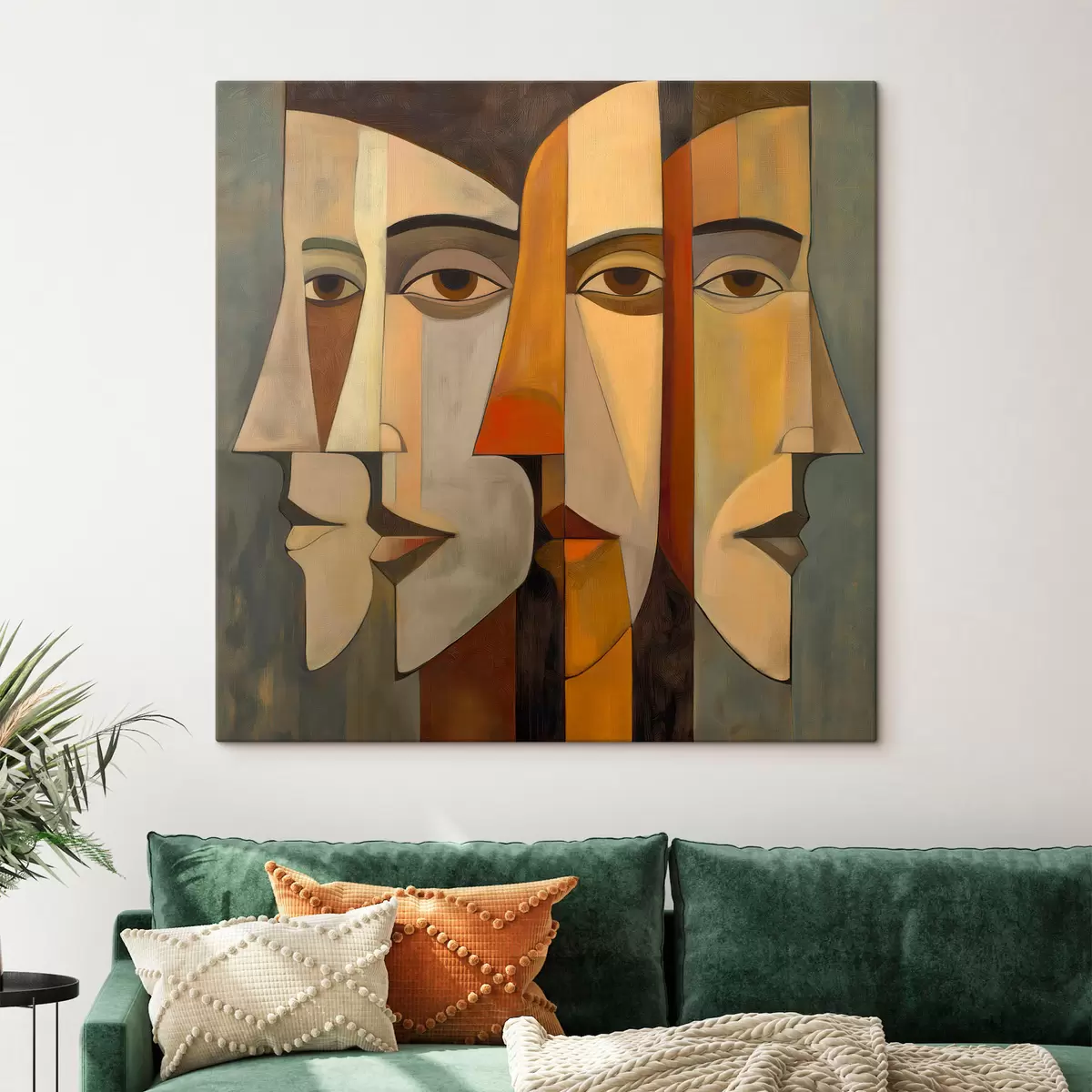 murales de pared Rostros abstractos s51067