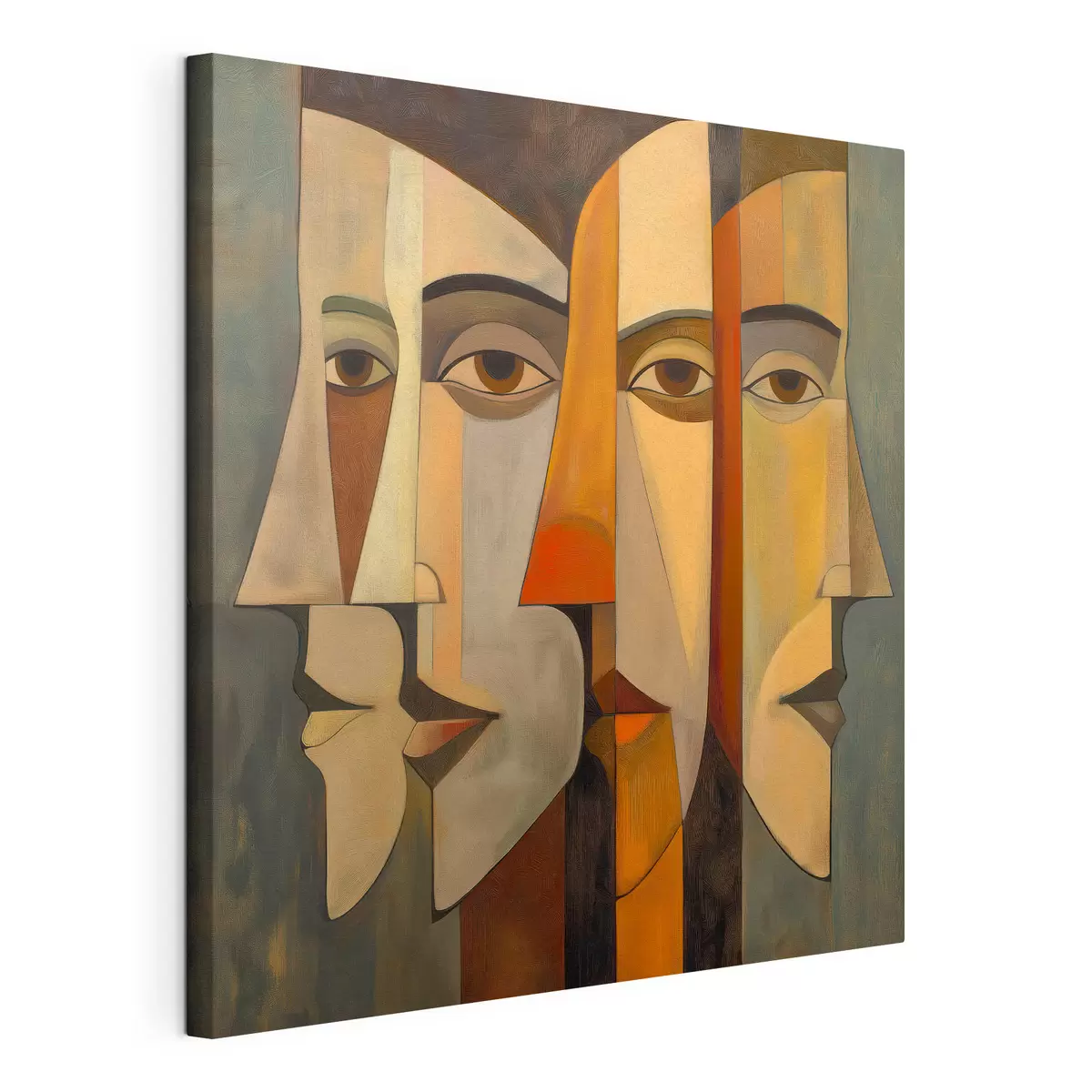 murales de pared Rostros abstractos s51067