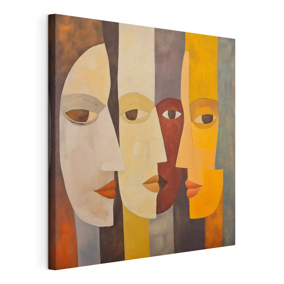murales de pared Rostros abstractos s51068