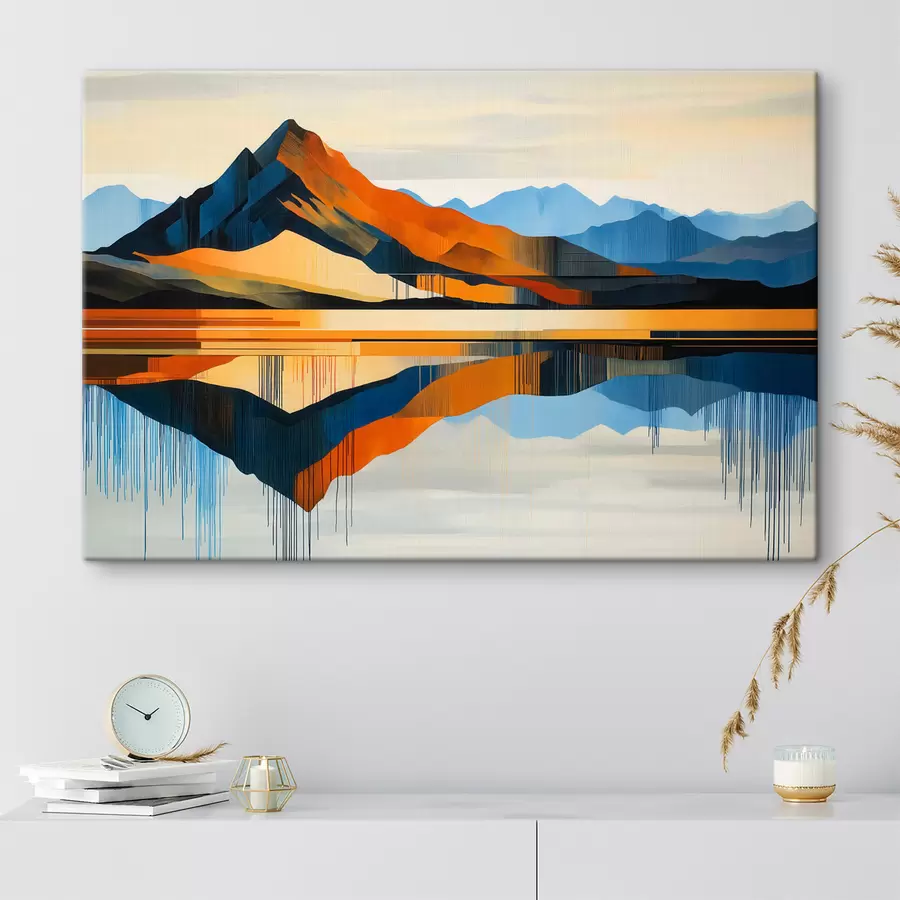 murales de pared Montañas de colores s51070