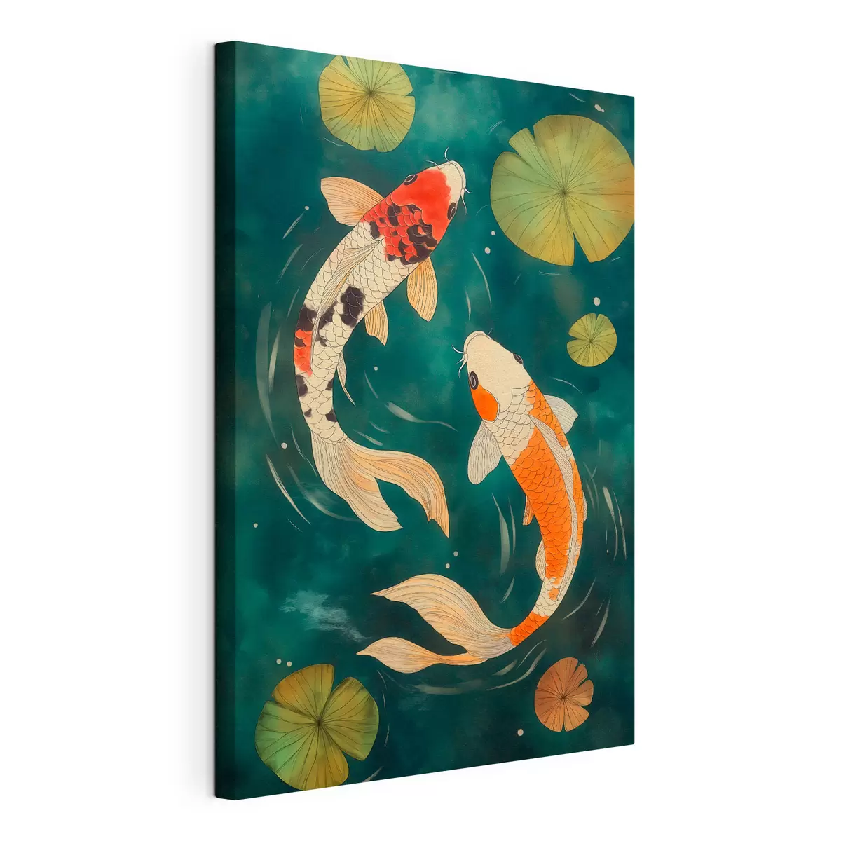 murales de pared Koi orientales s51076