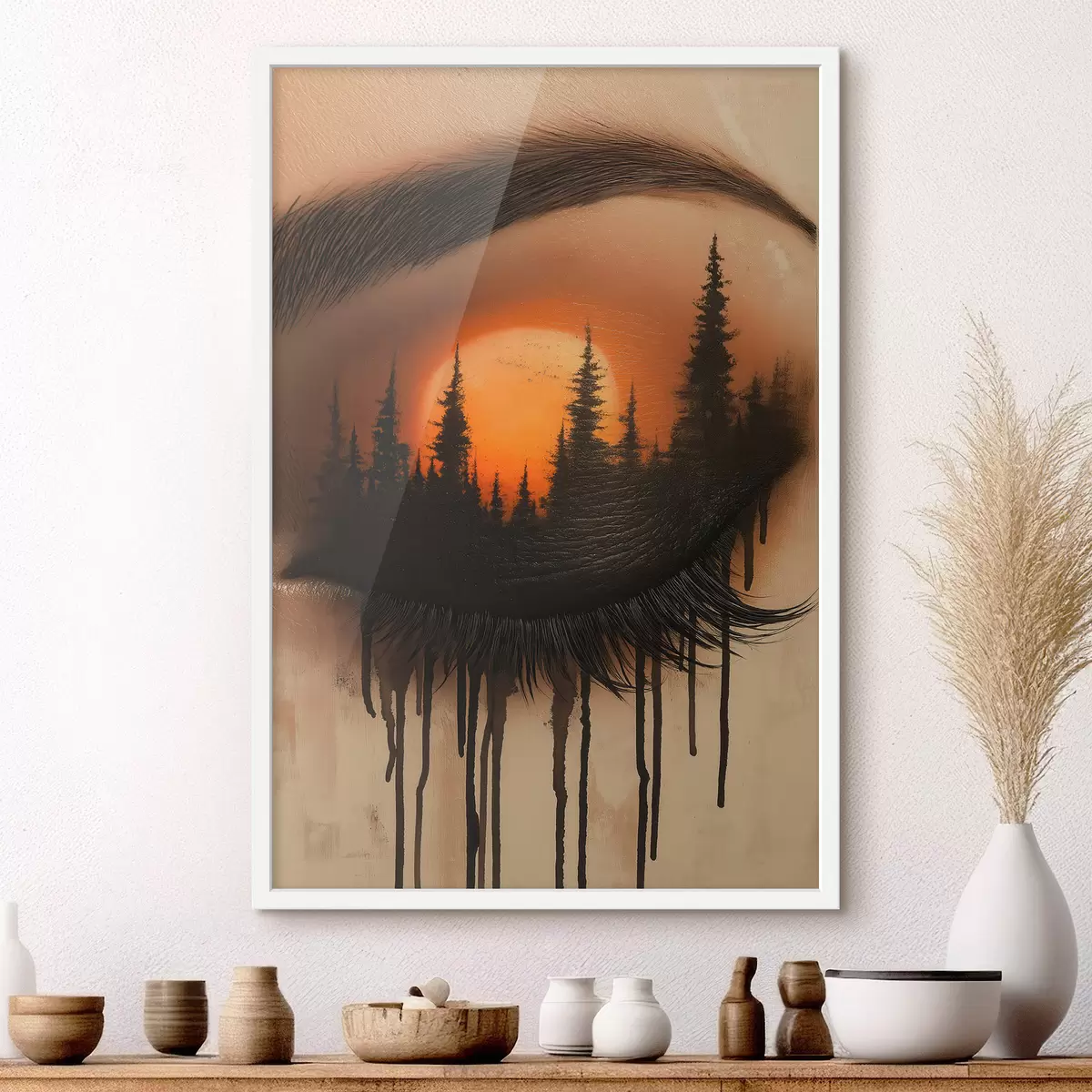 Poster La puesta de sol en sus ojos f51048