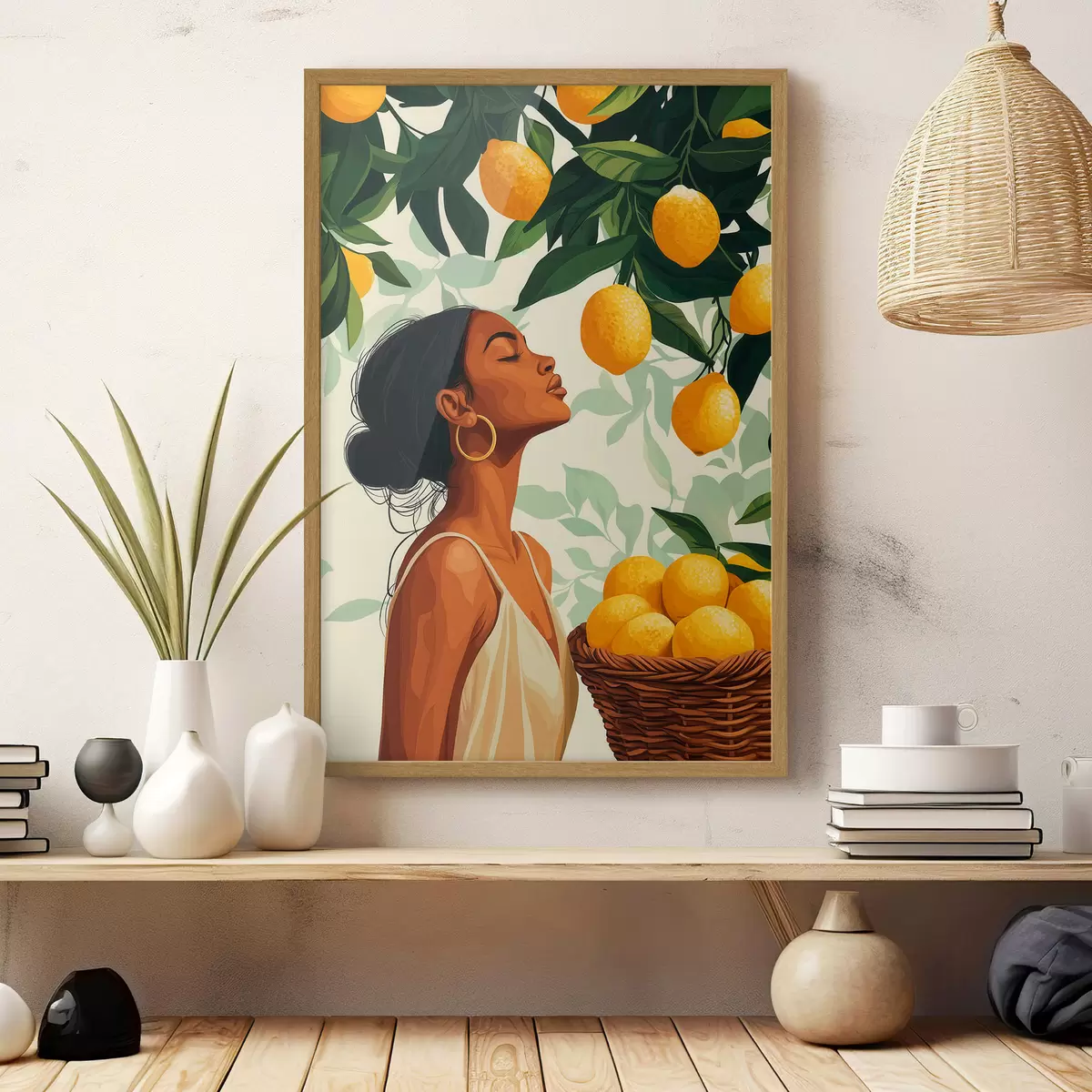 Poster Una chica entre limones f51049