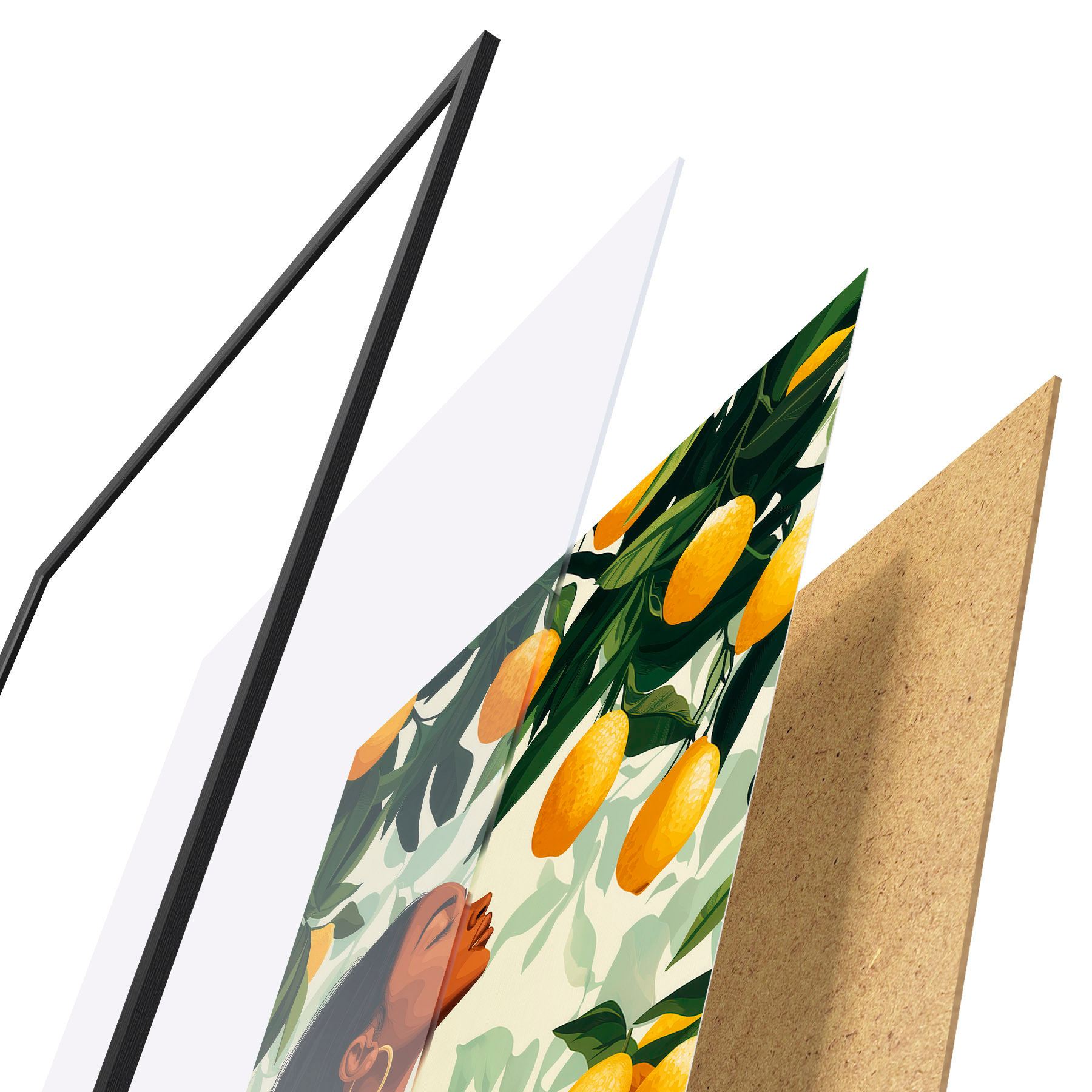 Poster Una chica entre limones f51049