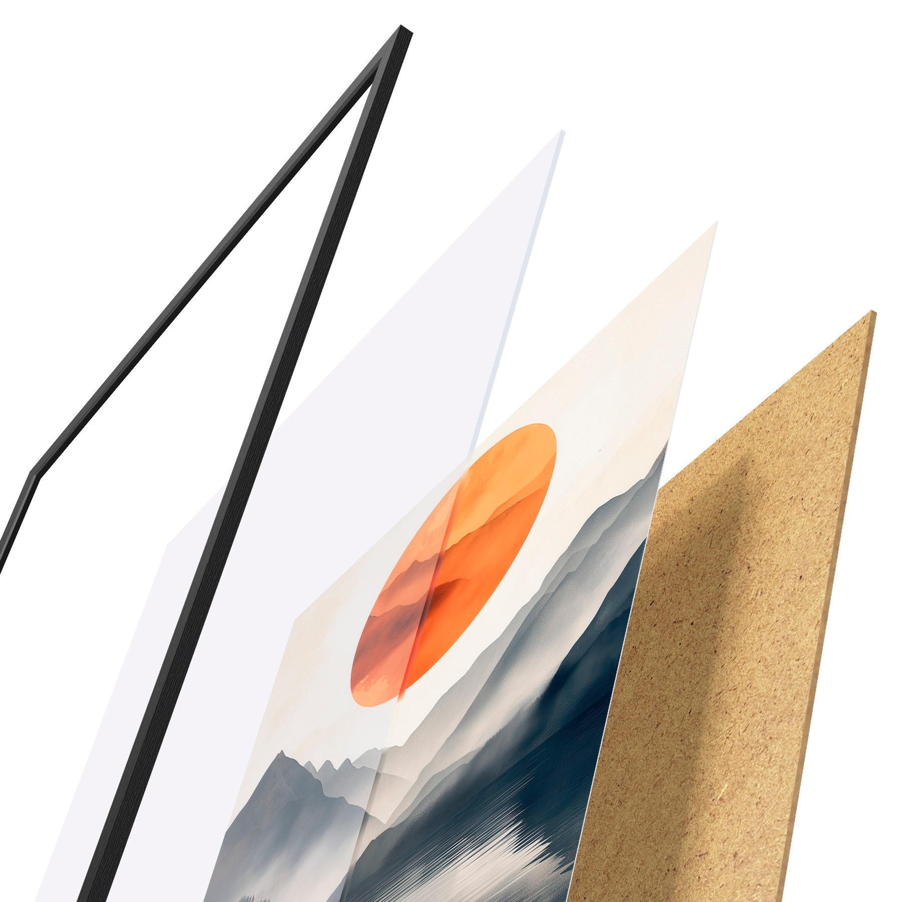 Poster Atardecer f51054