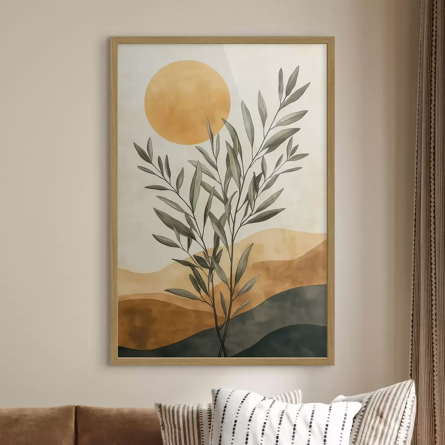murales de pared Una rama de olivo f51055