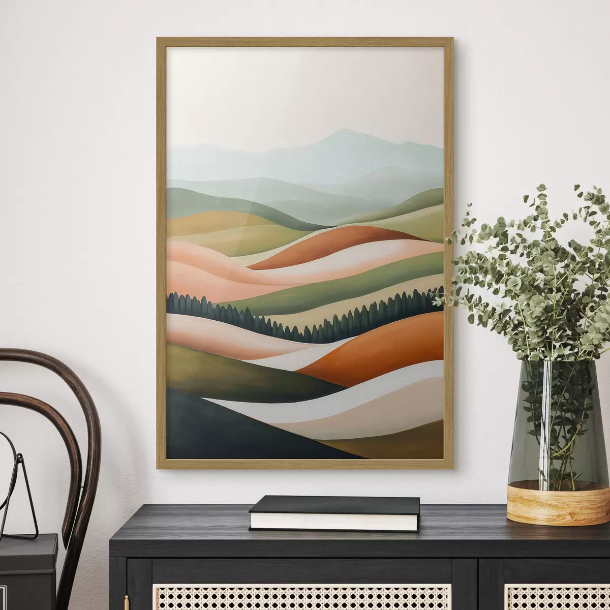 Poster Colinas llenas de color f51056