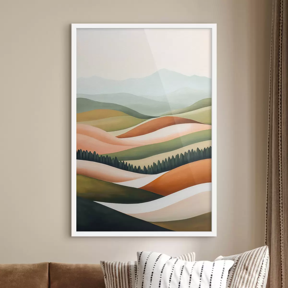 Poster Colinas llenas de color f51056