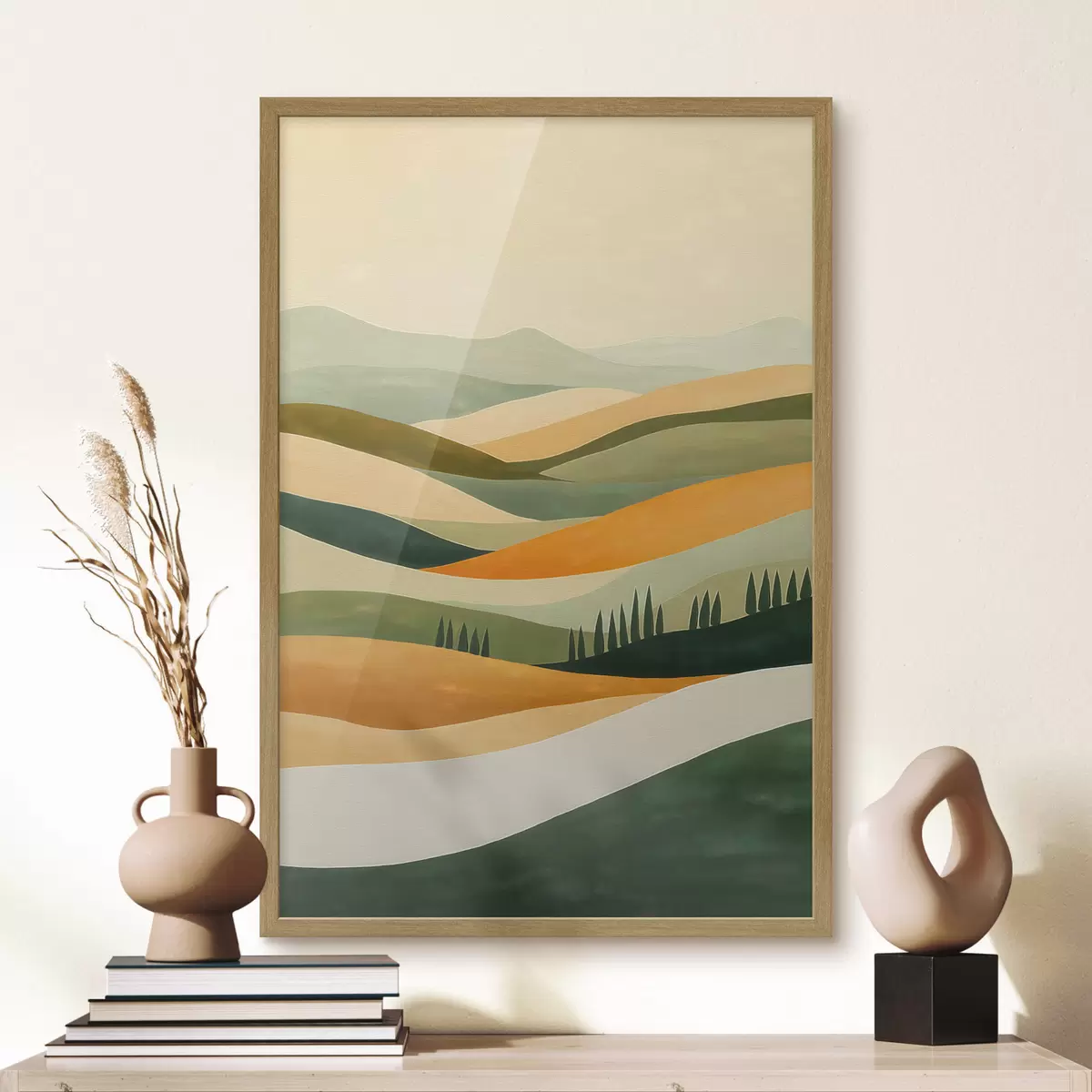 Poster Colinas llenas de color f51057