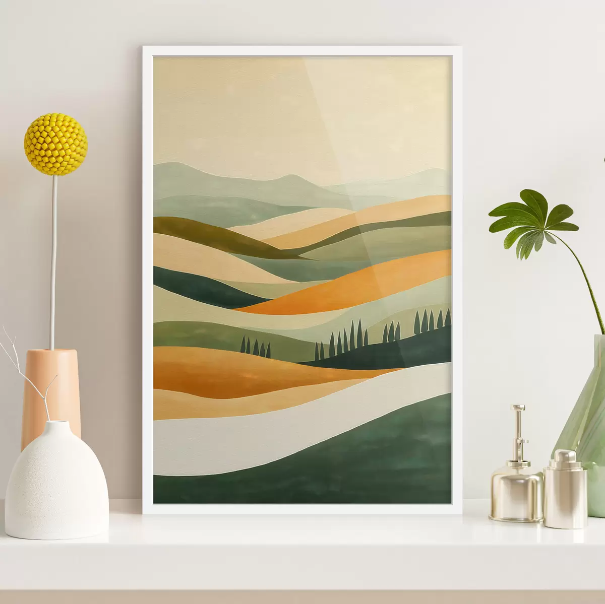 Poster Colinas llenas de color f51057