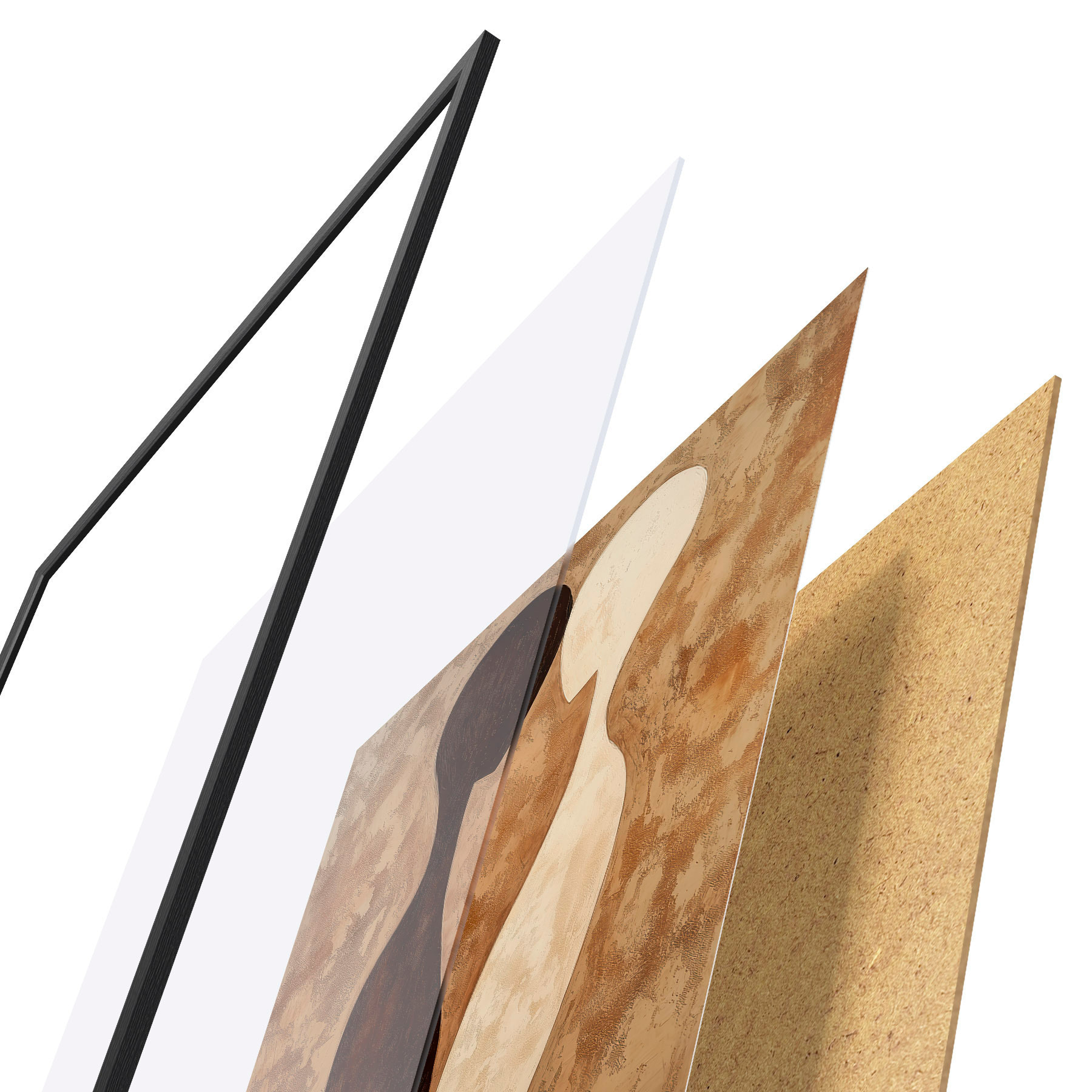 Poster siluetas abstractas f51058