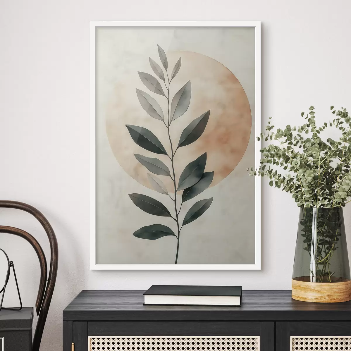 Poster Una rama con hojas f51060
