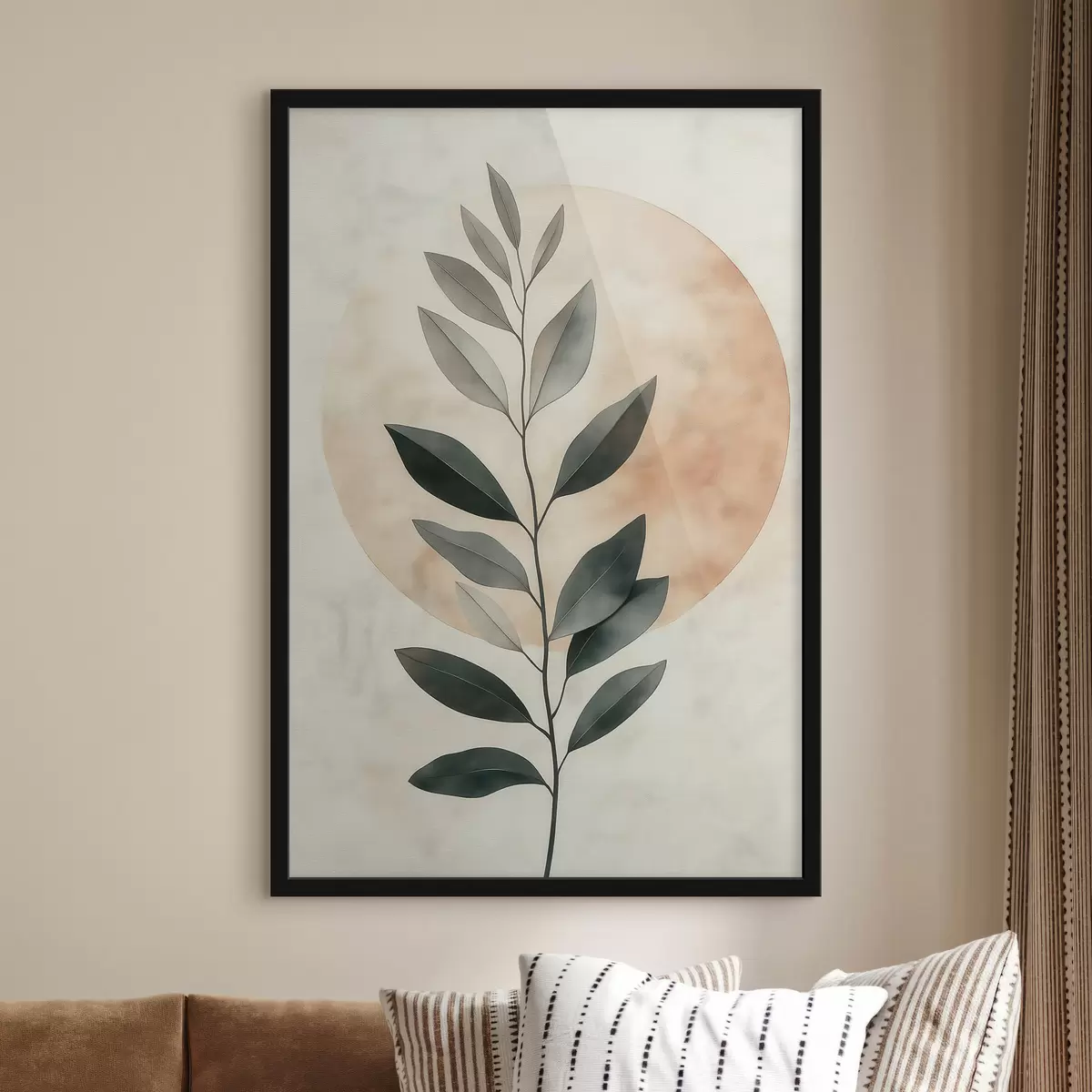 Poster Una rama con hojas f51060