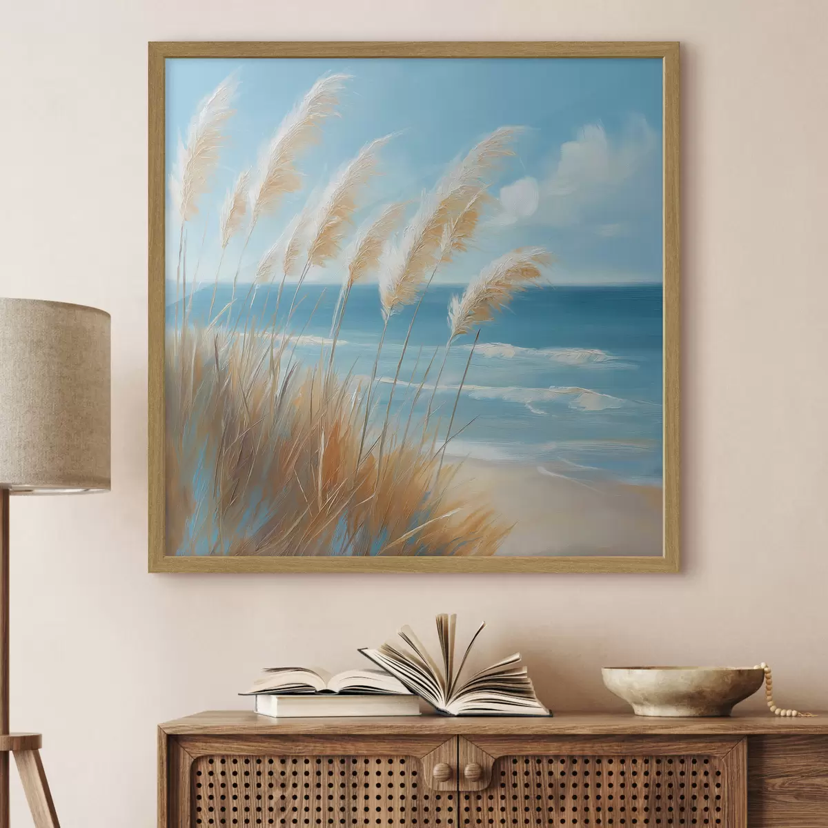 Poster Espigas junto al mar f51061
