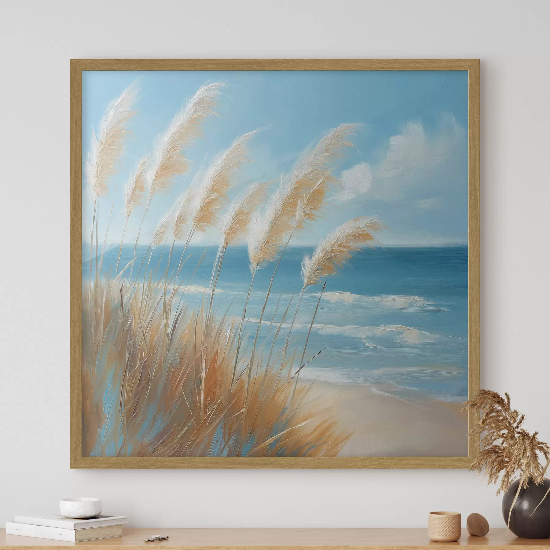 murales de pared Espigas junto al mar f51061