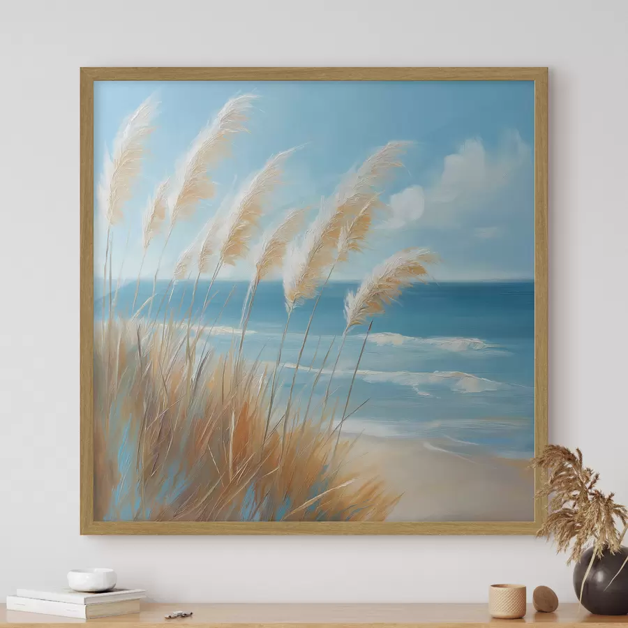 murales de pared Espigas junto al mar f51061