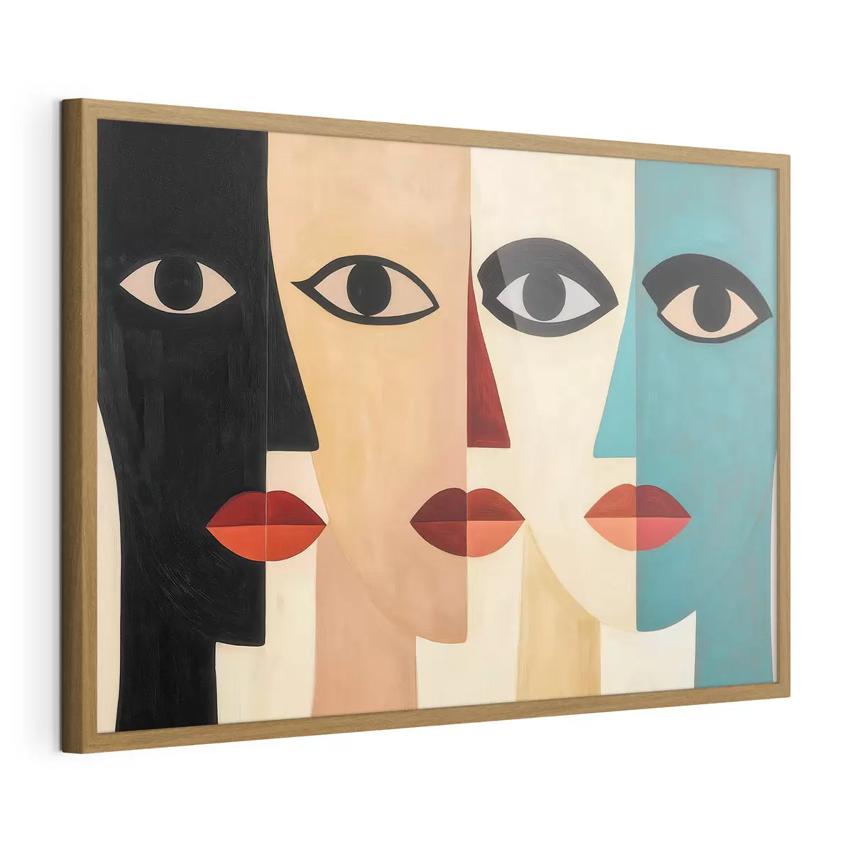 Poster Caras abstractas f51063