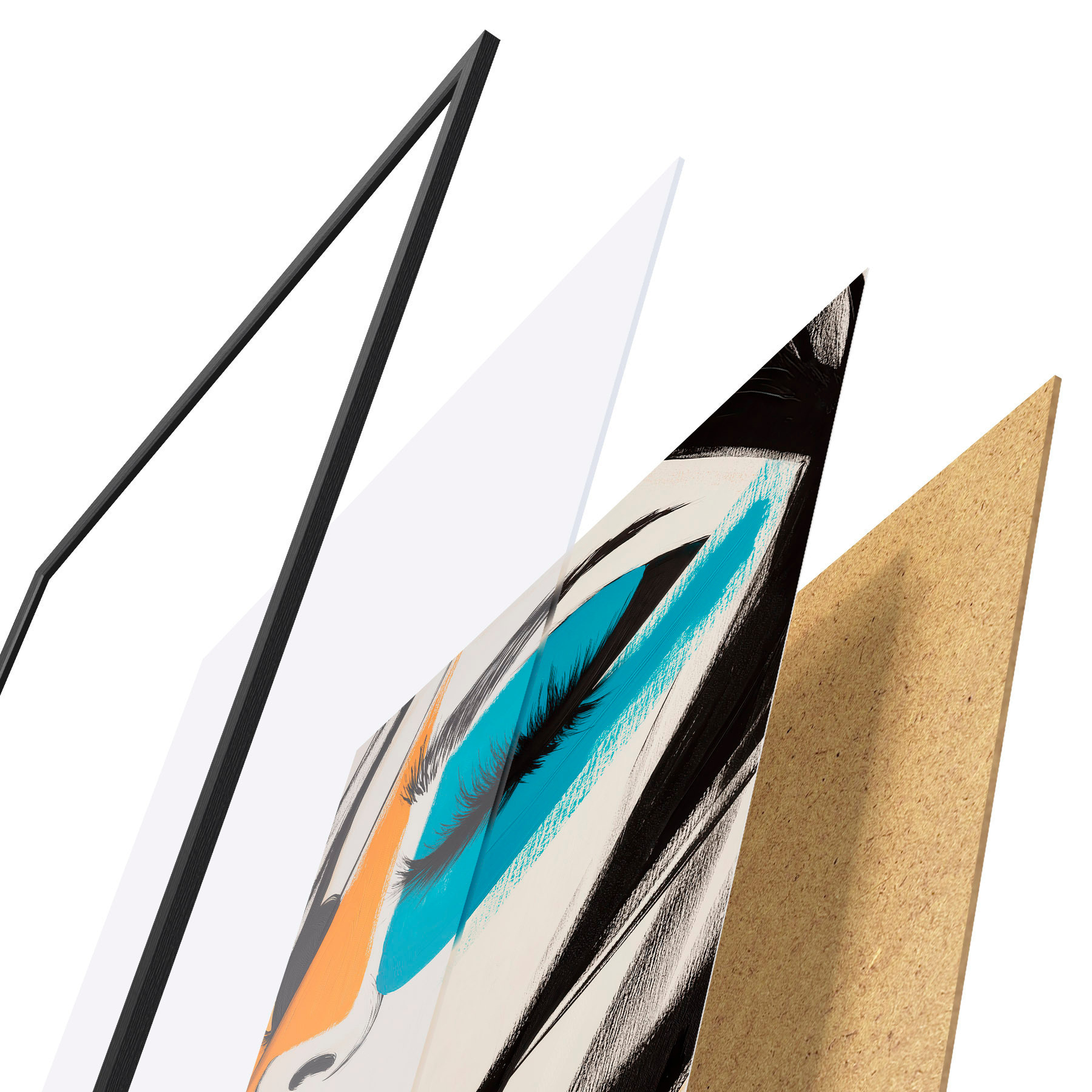 Poster Rostros pintados f51065