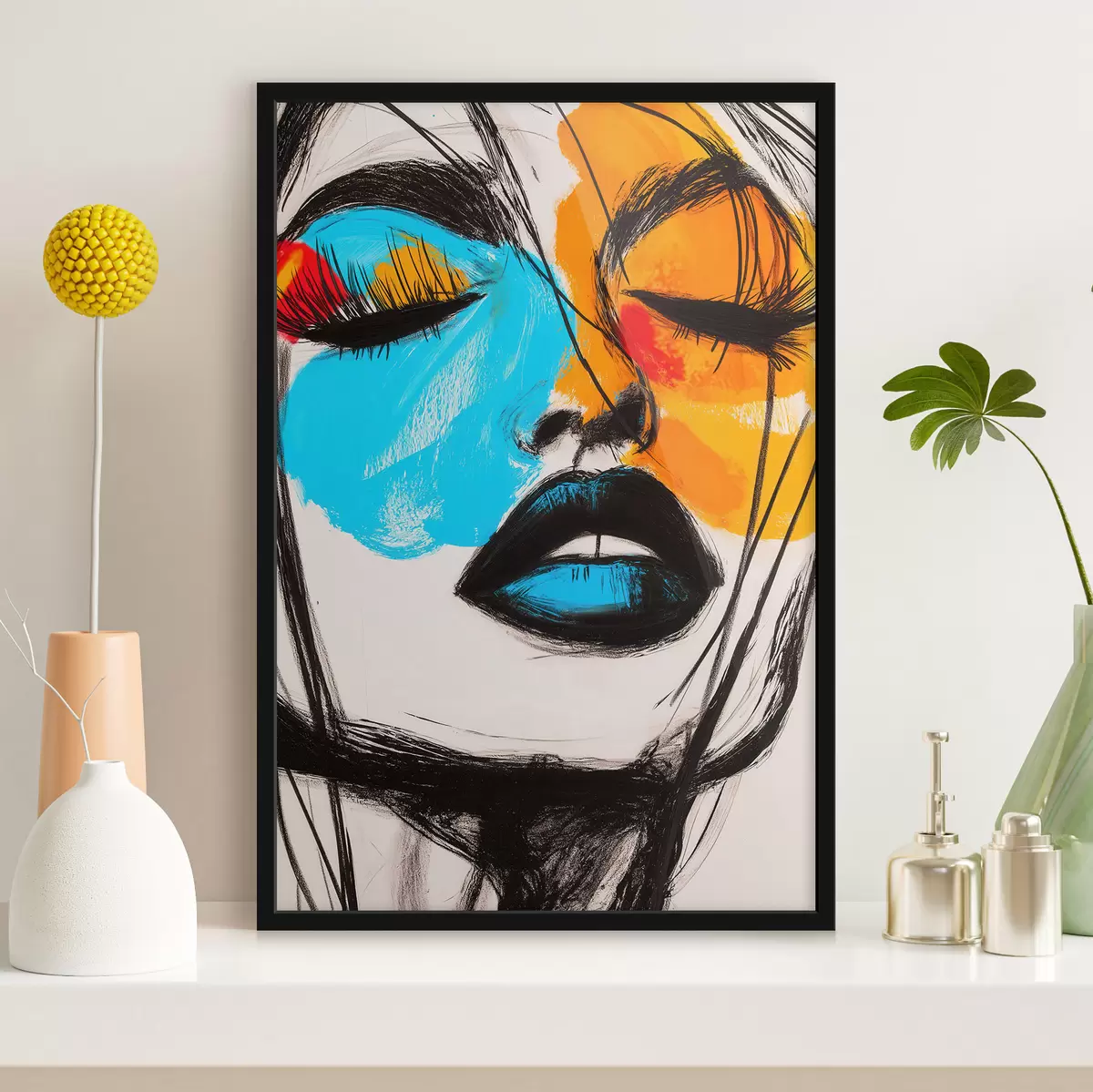 Poster Rostros pintados f51066