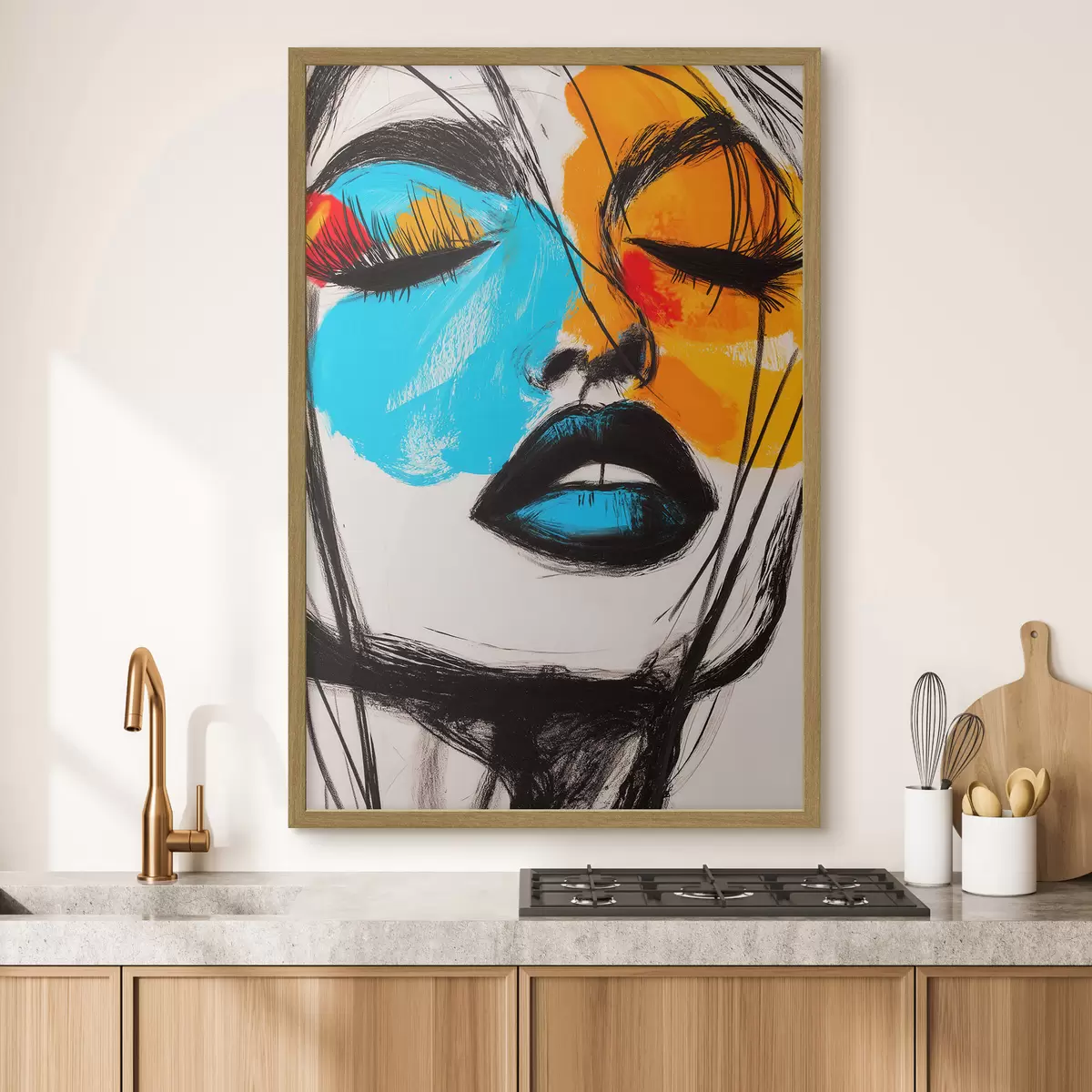 Poster Rostros pintados f51066