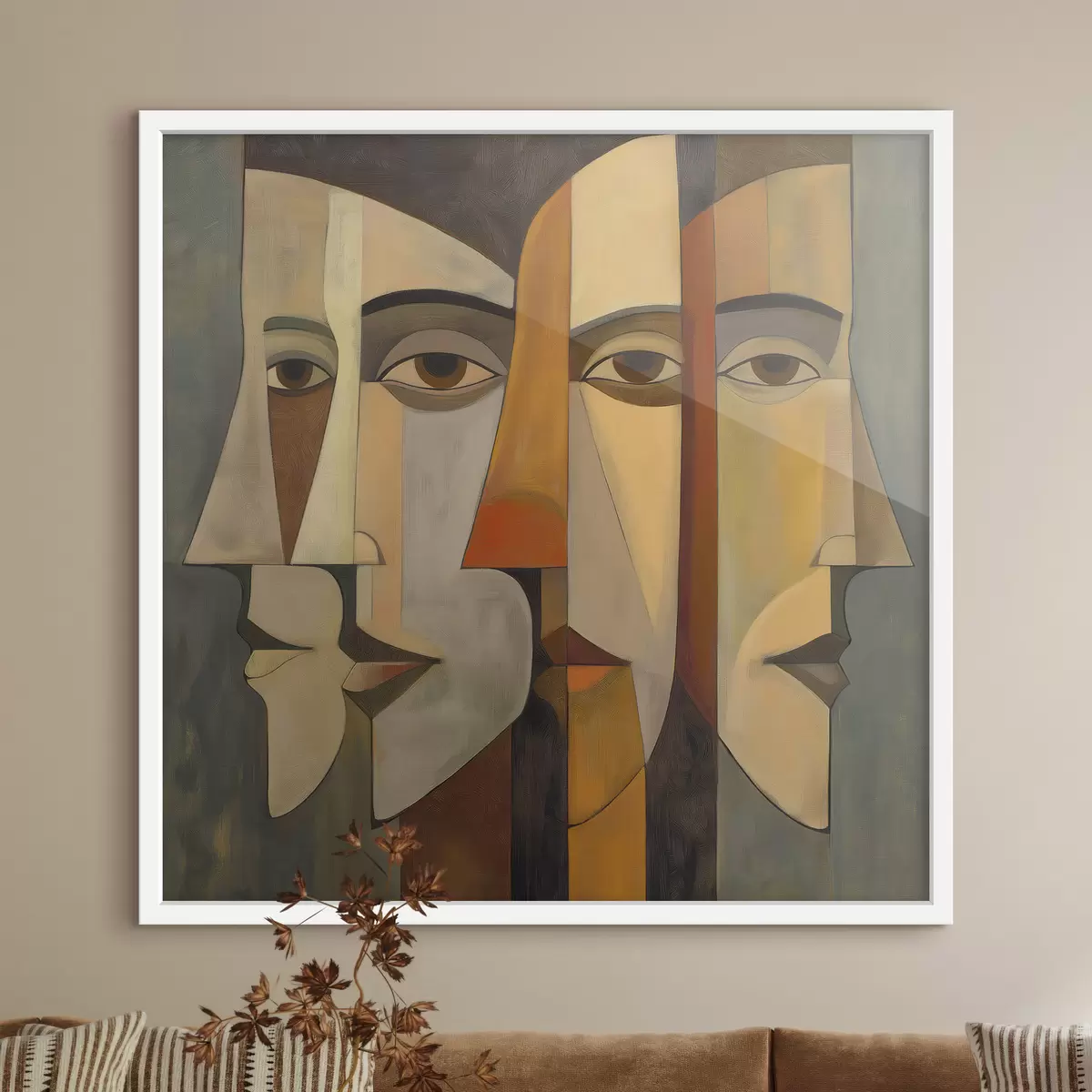 Poster Rostros abstractos f51067