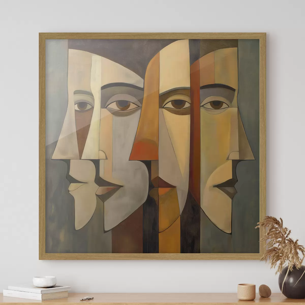 Poster Rostros abstractos f51067
