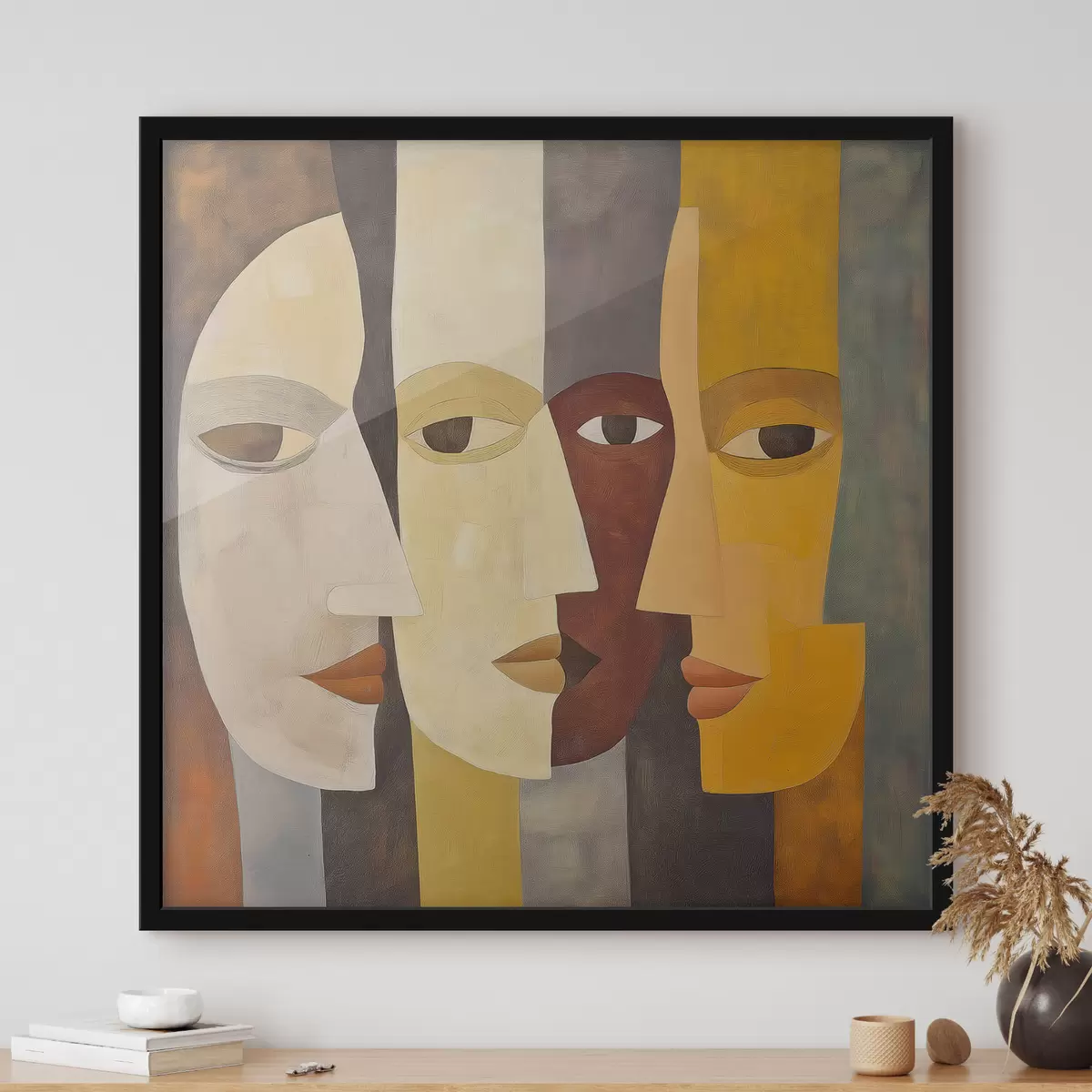 Poster Rostros abstractos f51068
