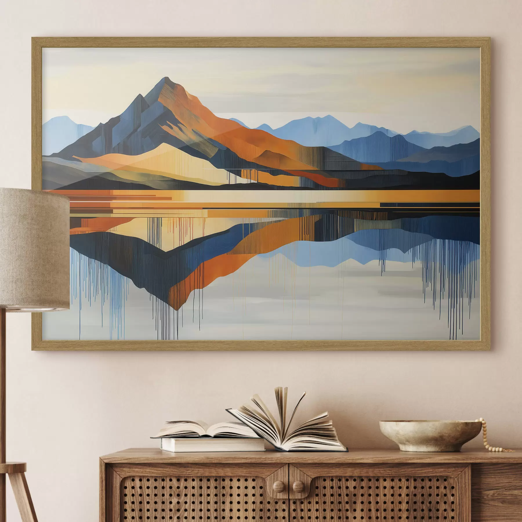 murales de pared Montañas de colores f51070