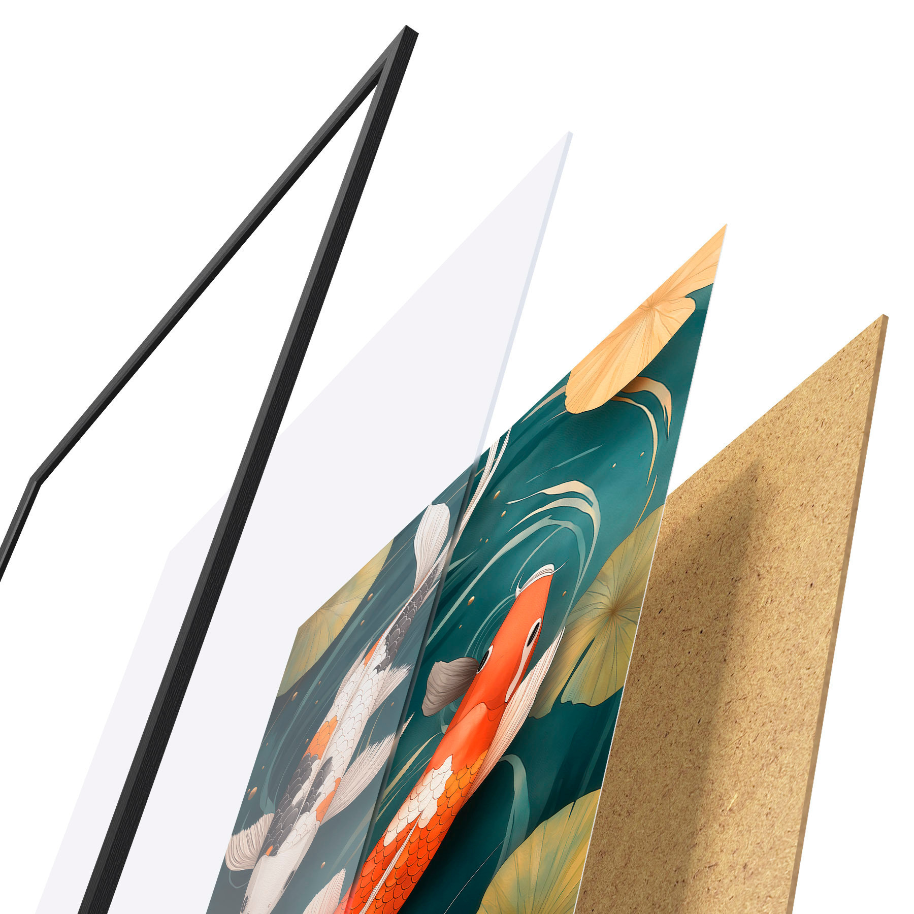 Poster Koi orientales f51077