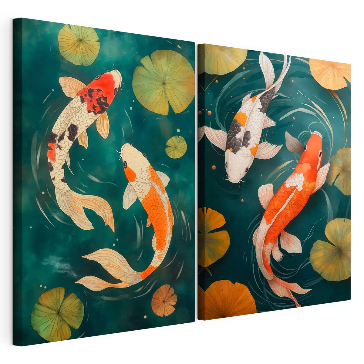 murales de pared Koi orientales m31087