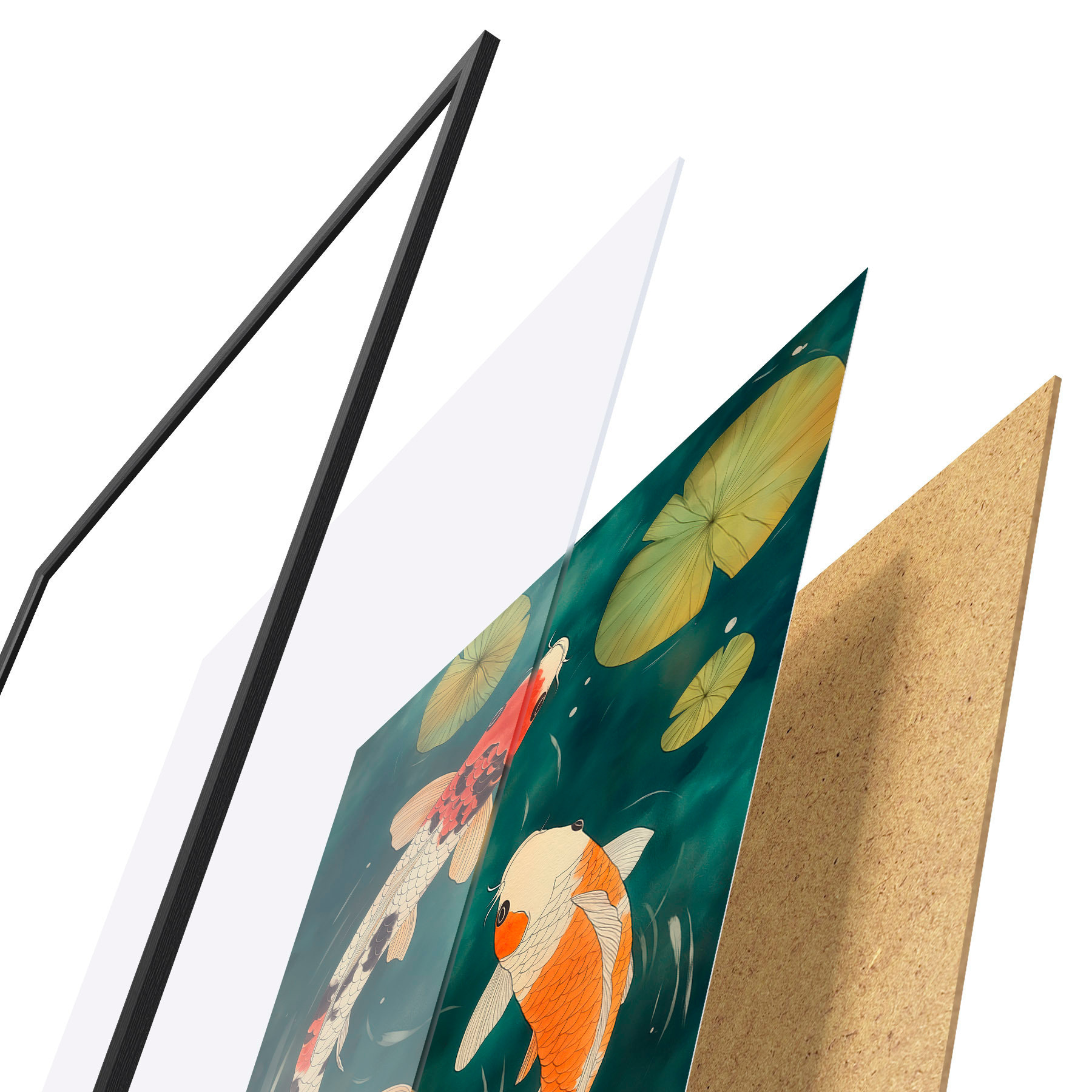 Poster Koi orientales d31087