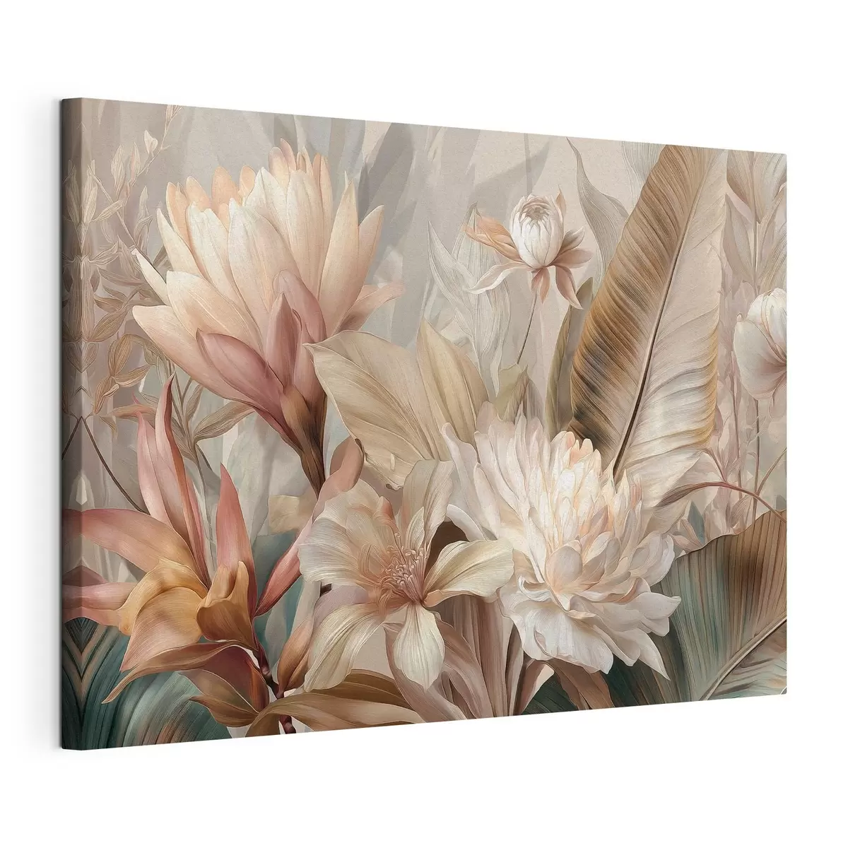 murales de pared Ramo exótico en tonos pastel s51095