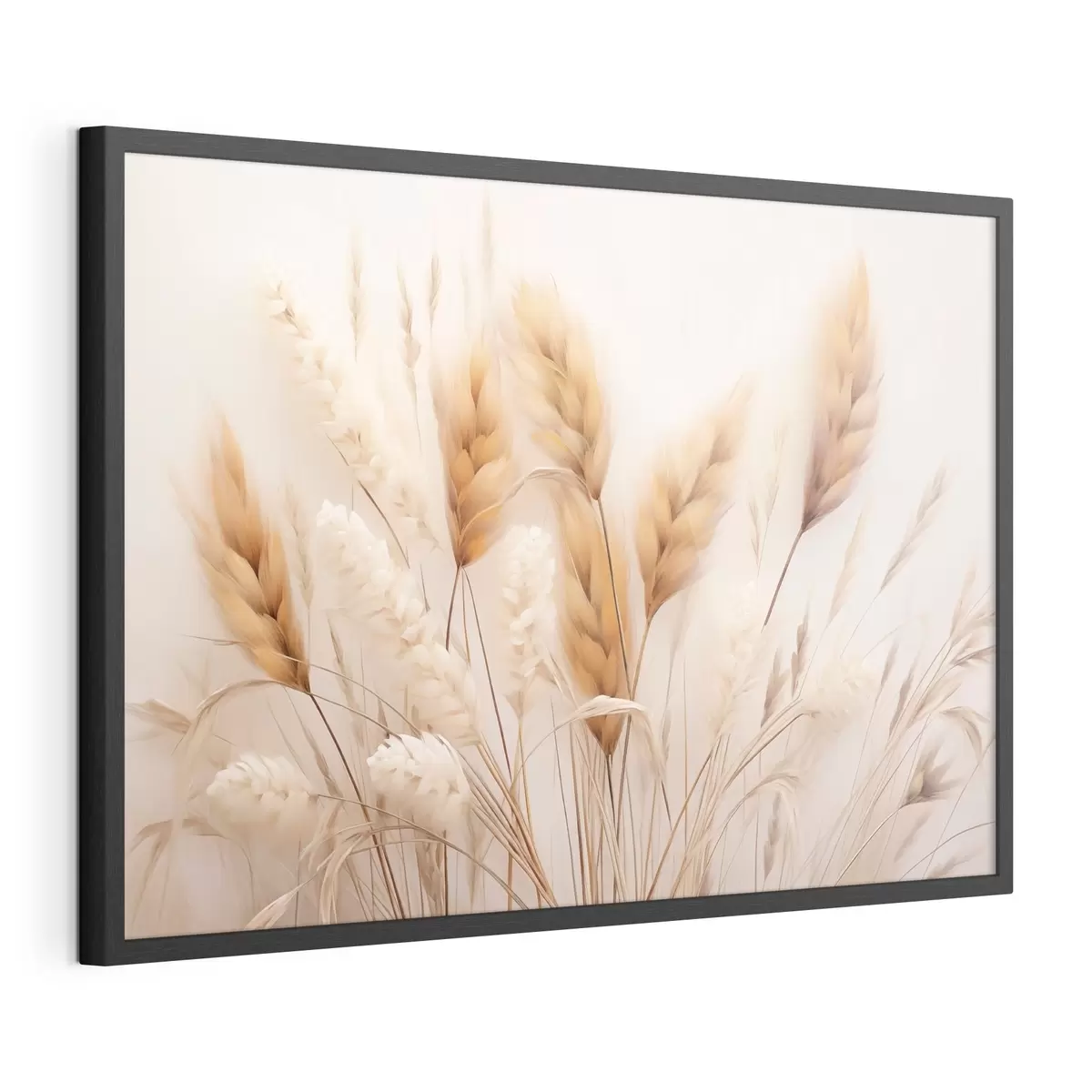 Poster Hierba de la pampa mullida en estilo ecológico f51093