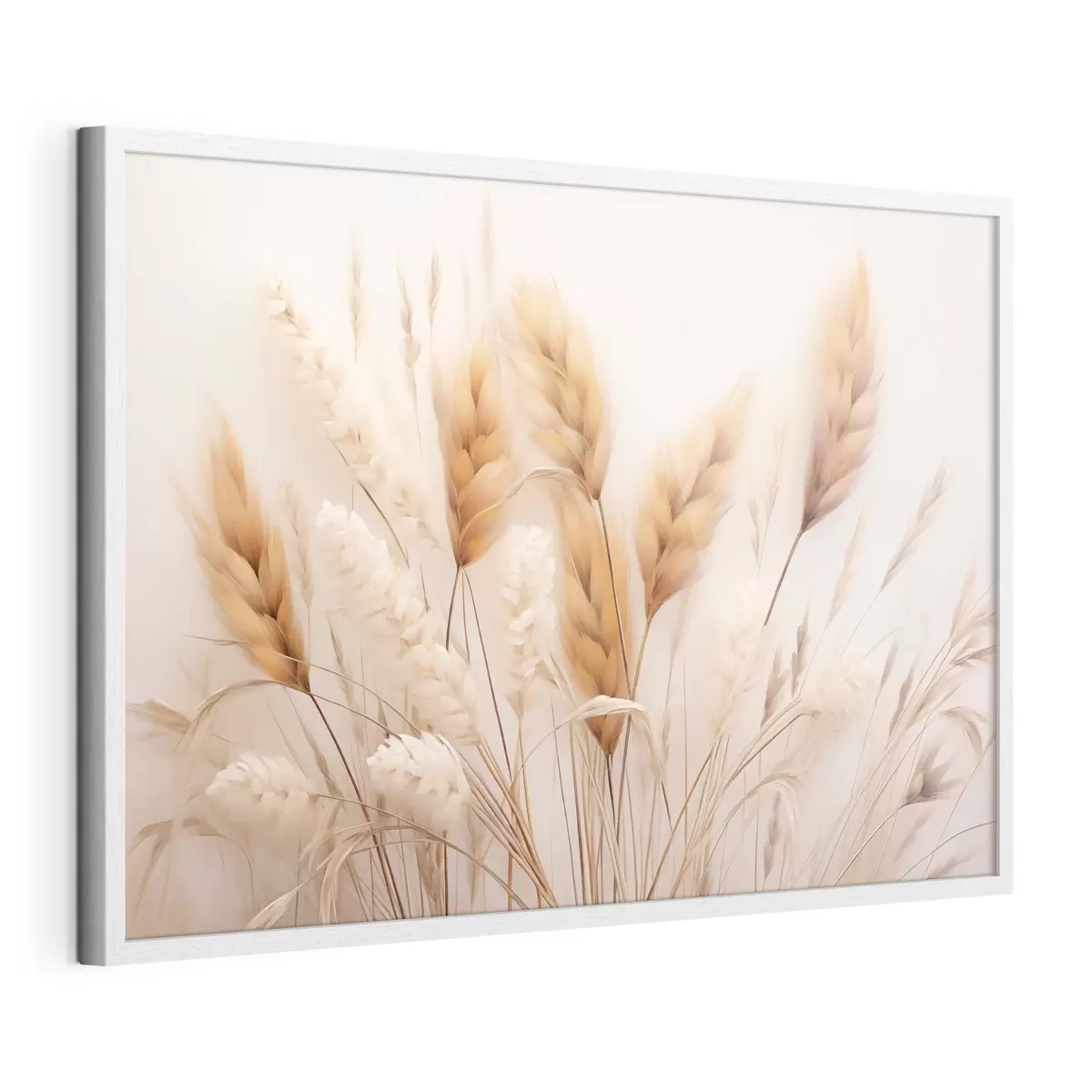 Poster Hierba de la pampa mullida en estilo ecológico f51093