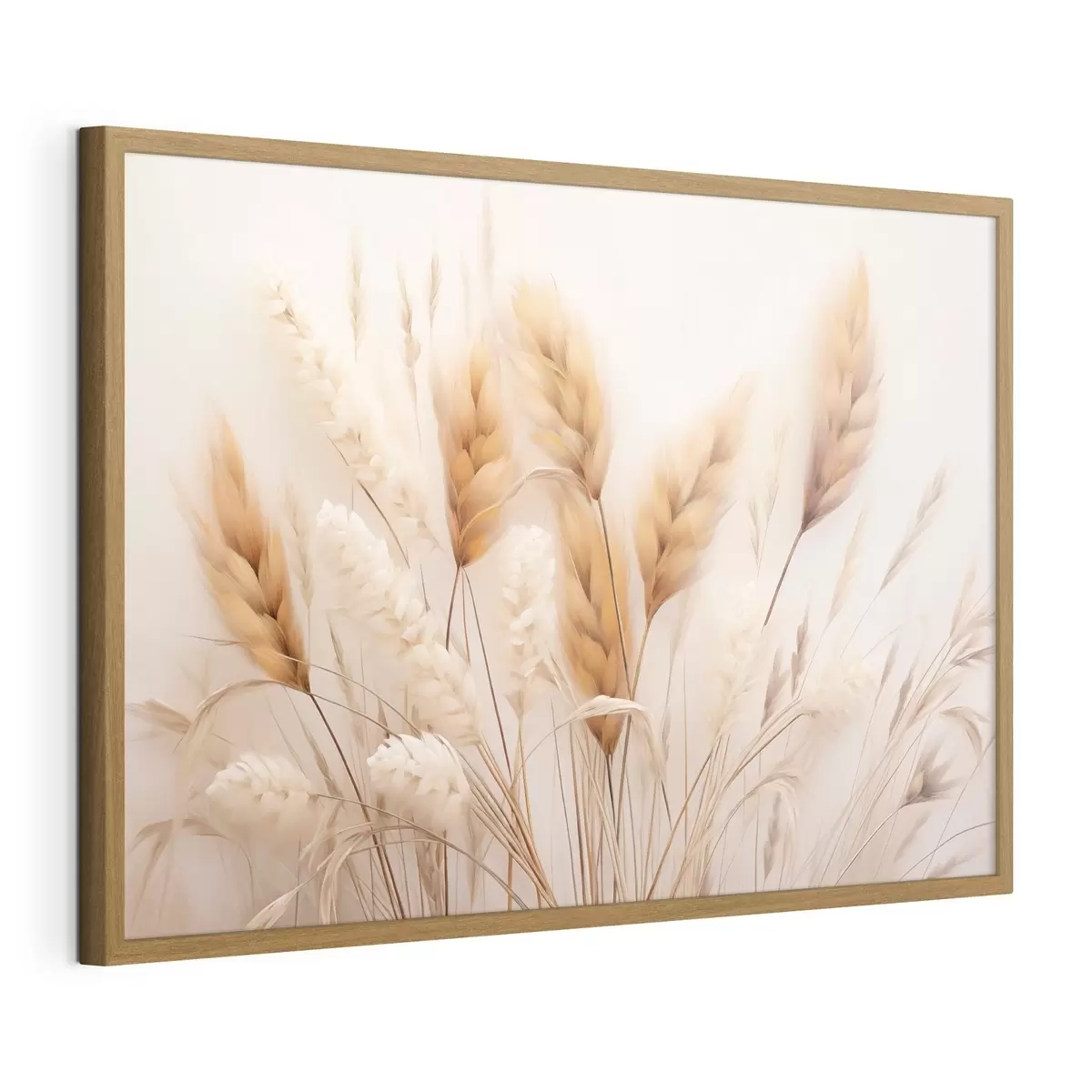 Poster Hierba de la pampa mullida en estilo ecológico f51093